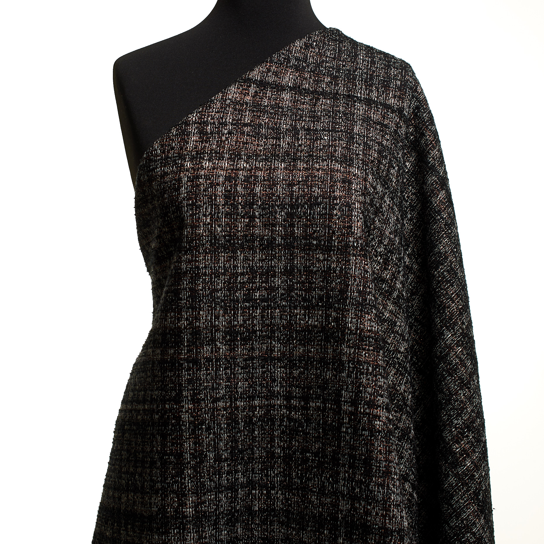 CHANEL, COTTON, LUREX, RAVEN BLACK&PALE GOLD (F000049052) - Mannequin