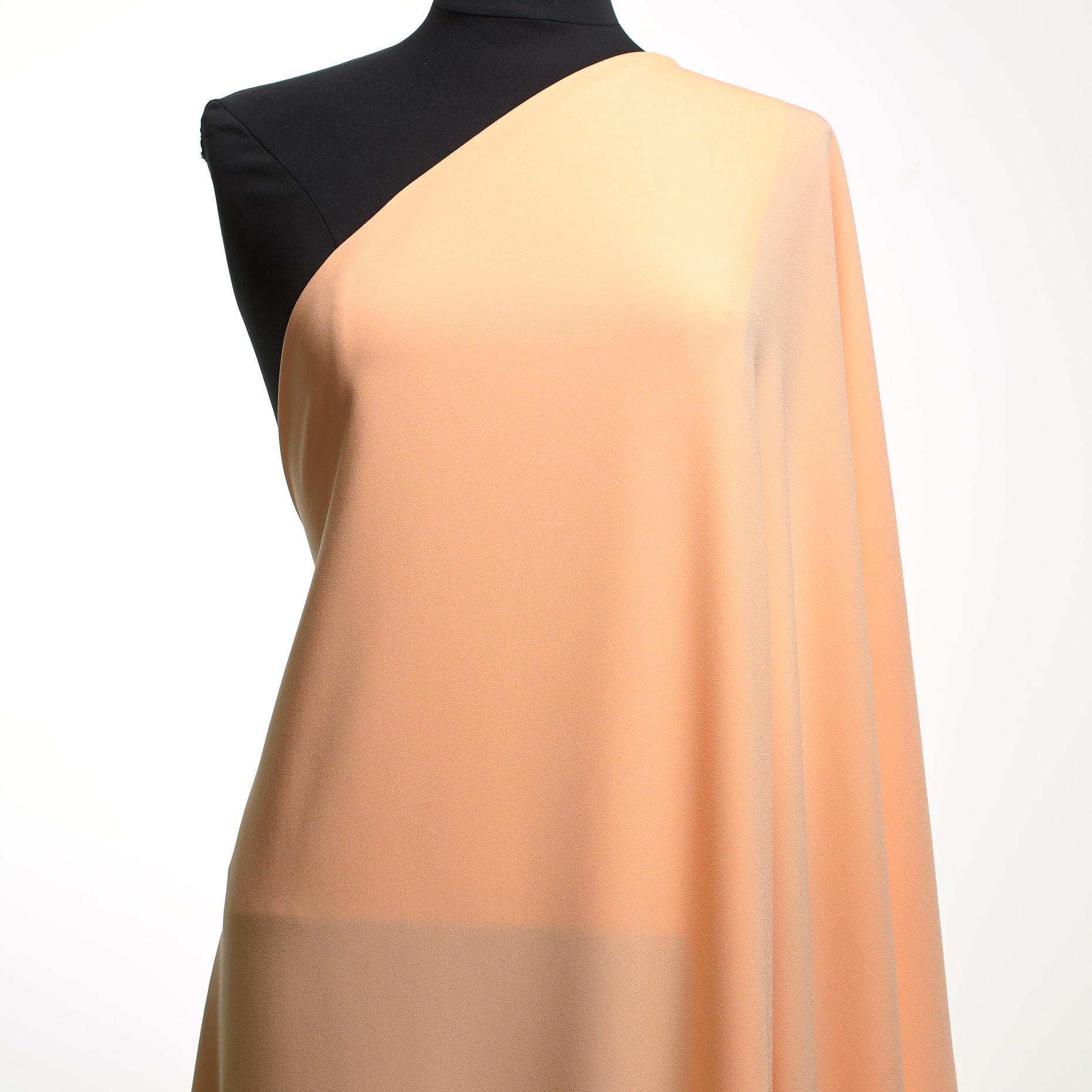 CRÊPE, SATIN, TRIACETATE, PEACH BLUSH (F000041022) - Mannequin