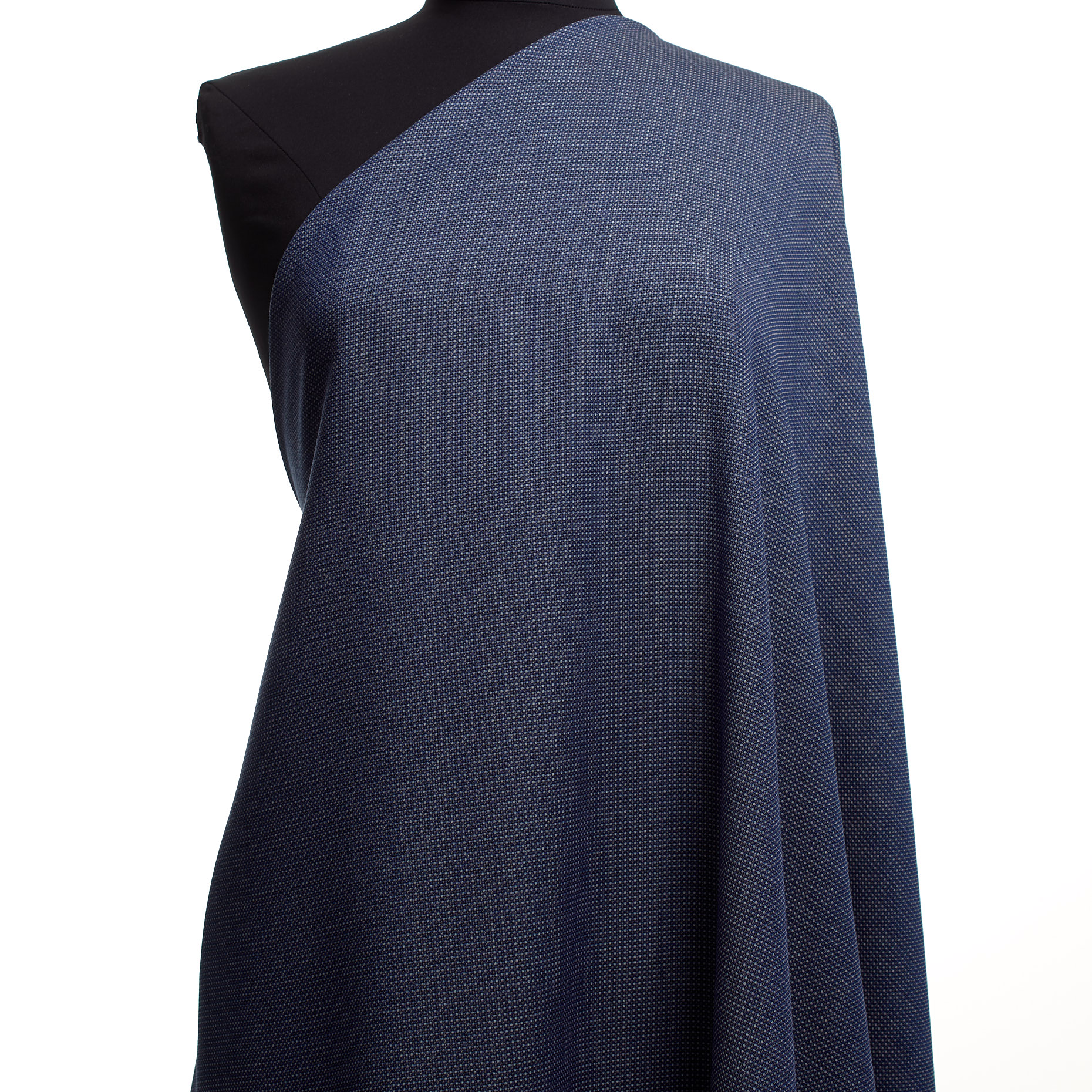 COOL WOOL, VIRGIN WOOL, MICRO DESIGN, TRUE NAVY (F000042422) - Mannequin