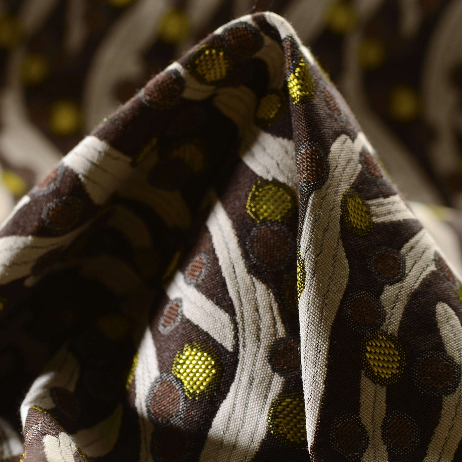 JACQUARD, LUREX, LEMON DROP&CHOCOLATE (F000030492)