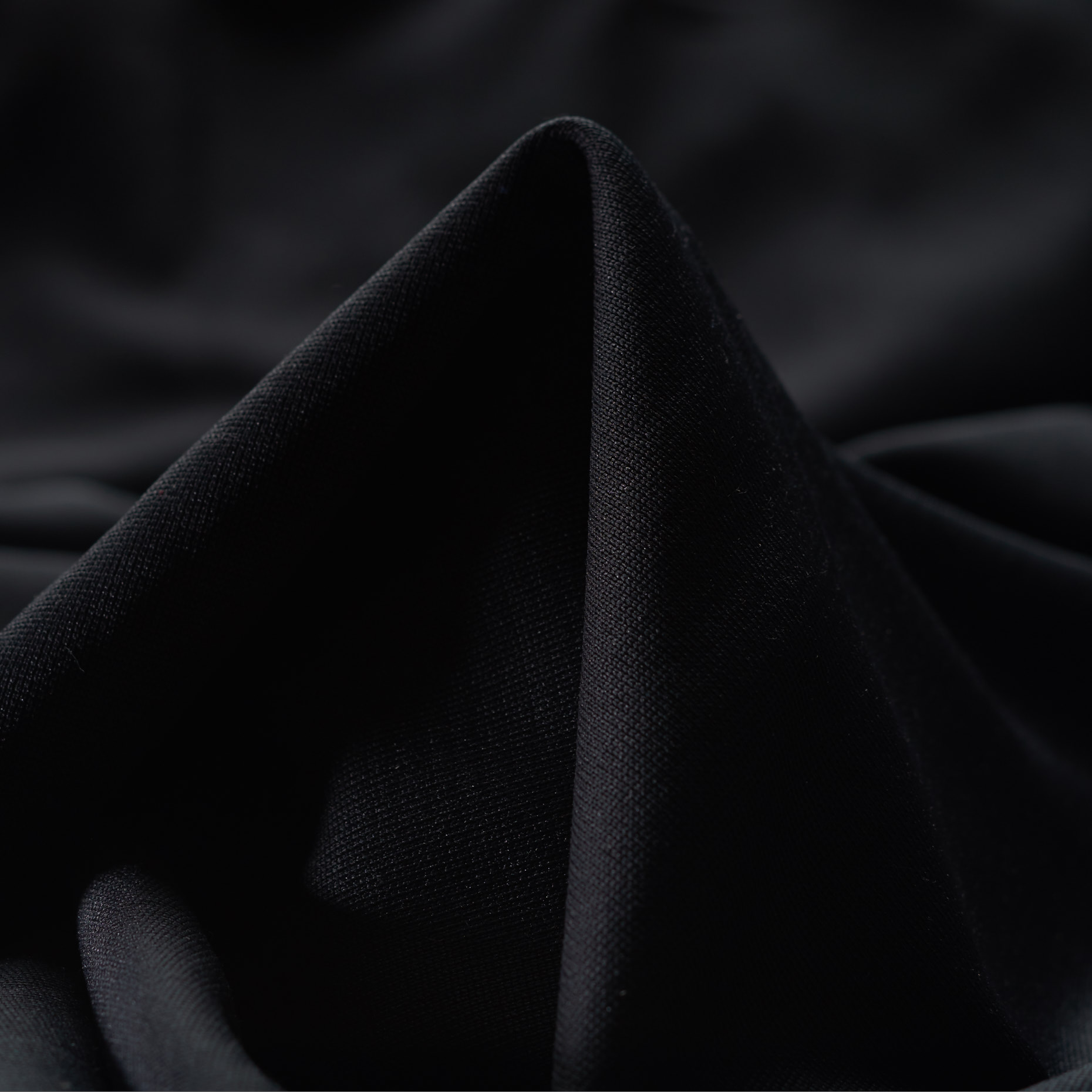 JERSEY, WOOL BLEND, RAVEN BLACK (F000023128)