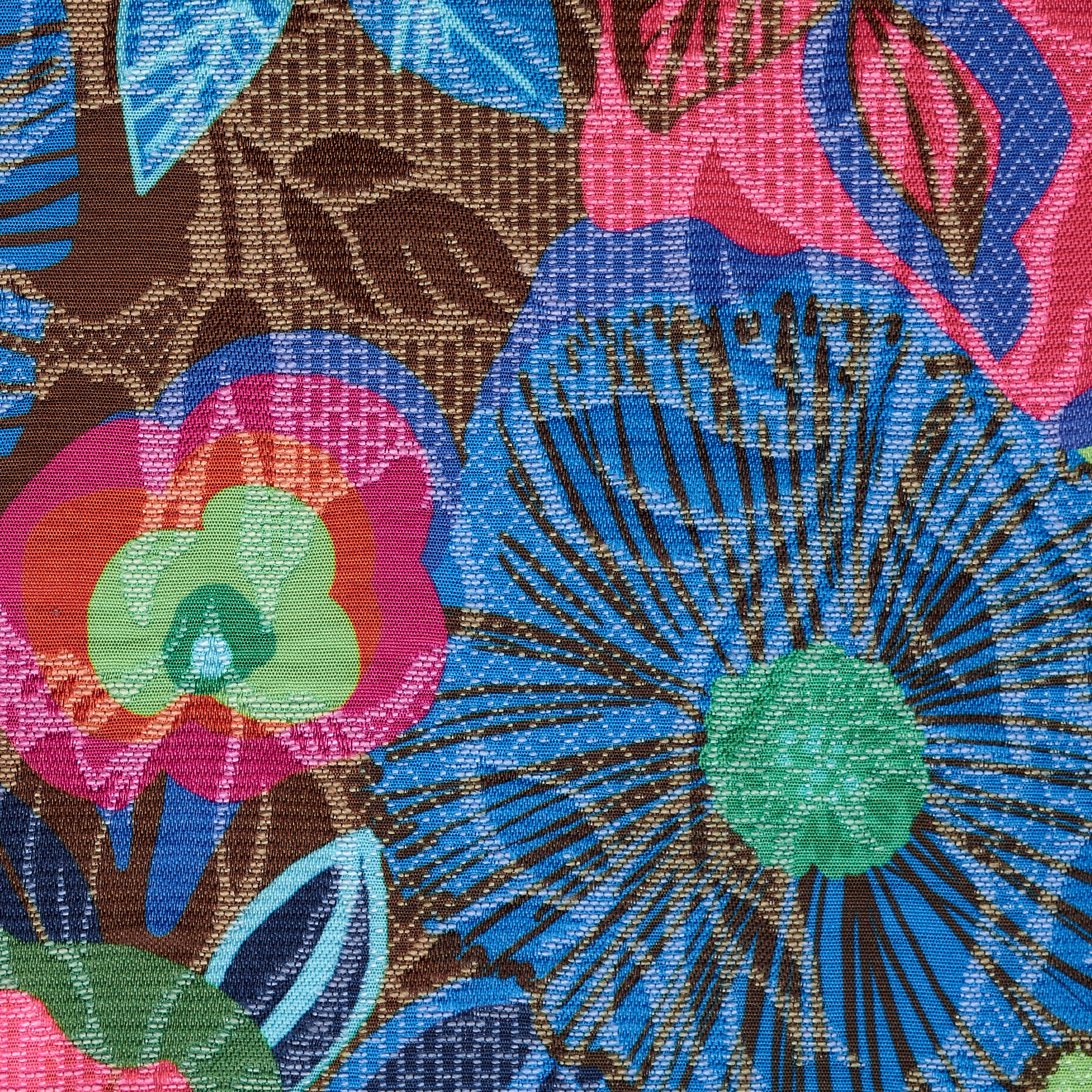 COTTON, FLORAL, LAVA FALLS&GREEN FLASH (F000049609) - Texture