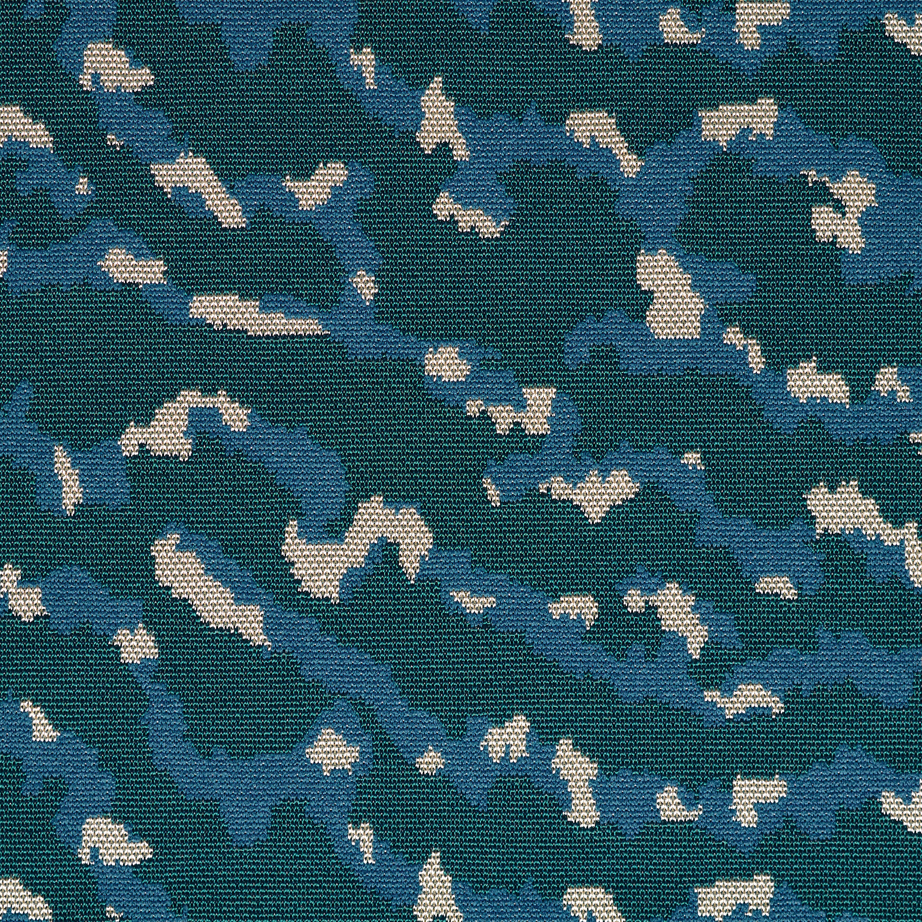 Jacquard, Jersey, Viscosa, Emerald (F000043907) - Trama