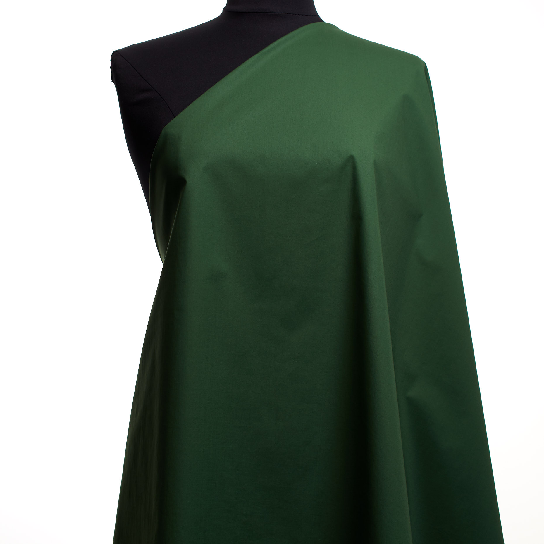 POPLIN, COTTON ELASTIC, ELASTIC, HUNTER GREEN (F000043474) - Mannequin