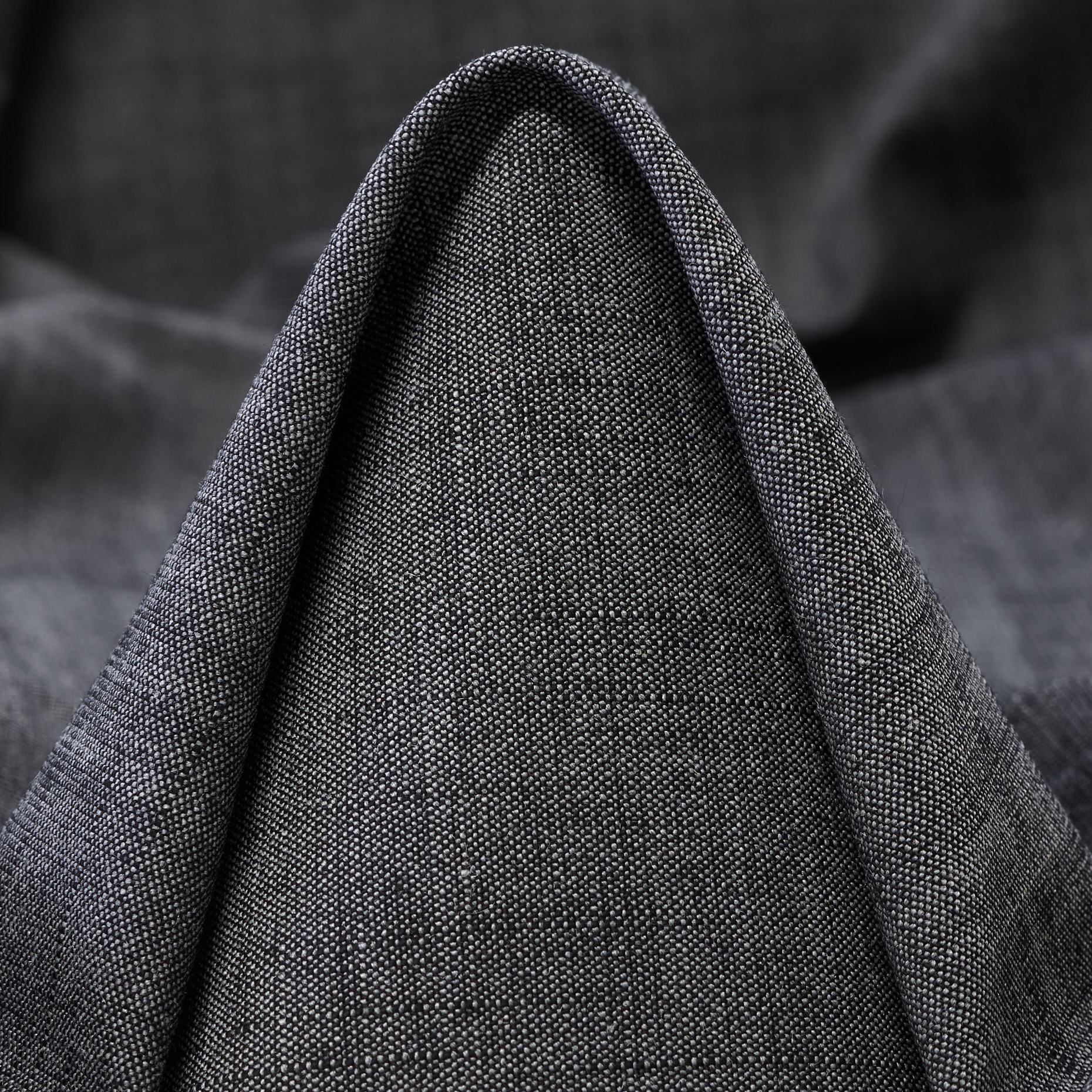 Cool Wool, Mieszanka bawełny, Melange, Dark Shadow (F000044452)