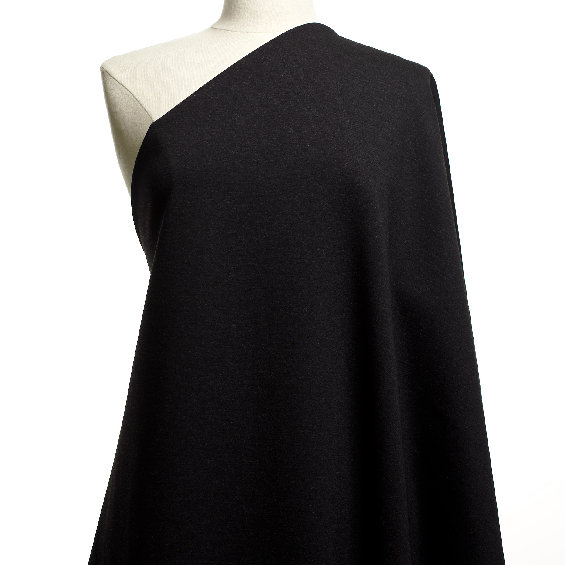 JERSEY, RECYCLED VISCOSE, PUNTO MILANO, MELANGE IRON GATE (P000002380) - Mannequin