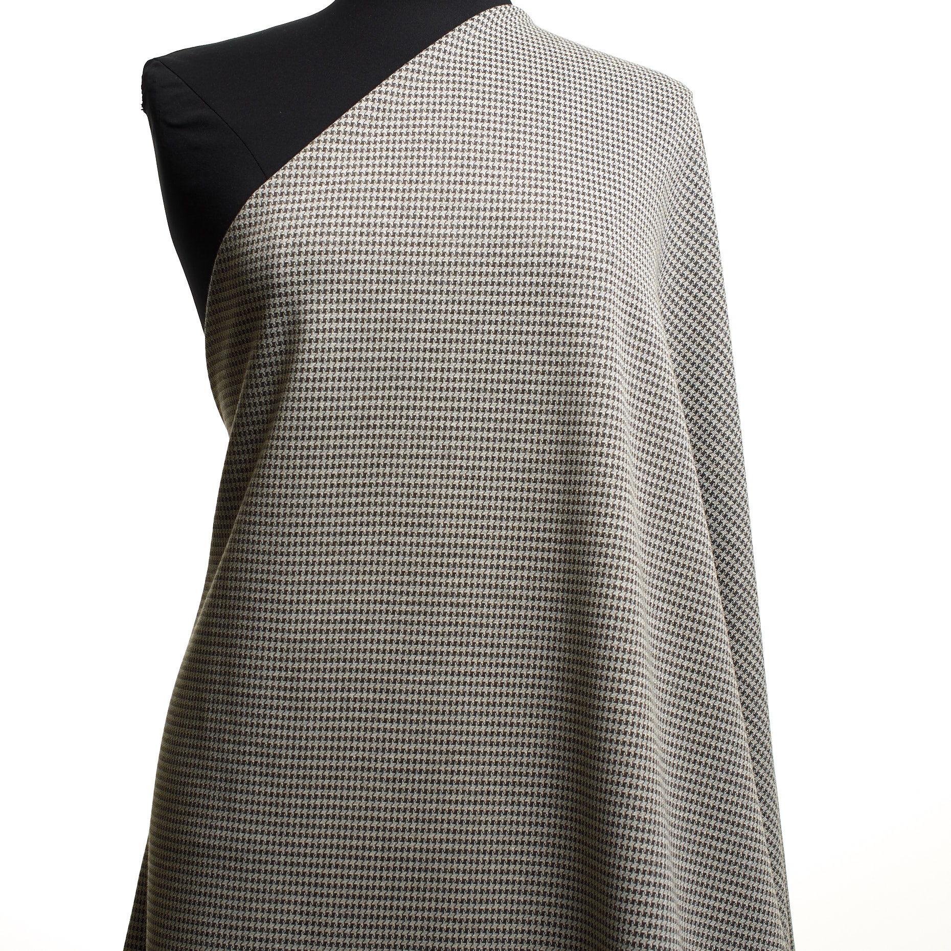 JERSEY, JACQUARD, HOUNDSTOOTH, STEEL GRAY (F000036686) - Mannequin