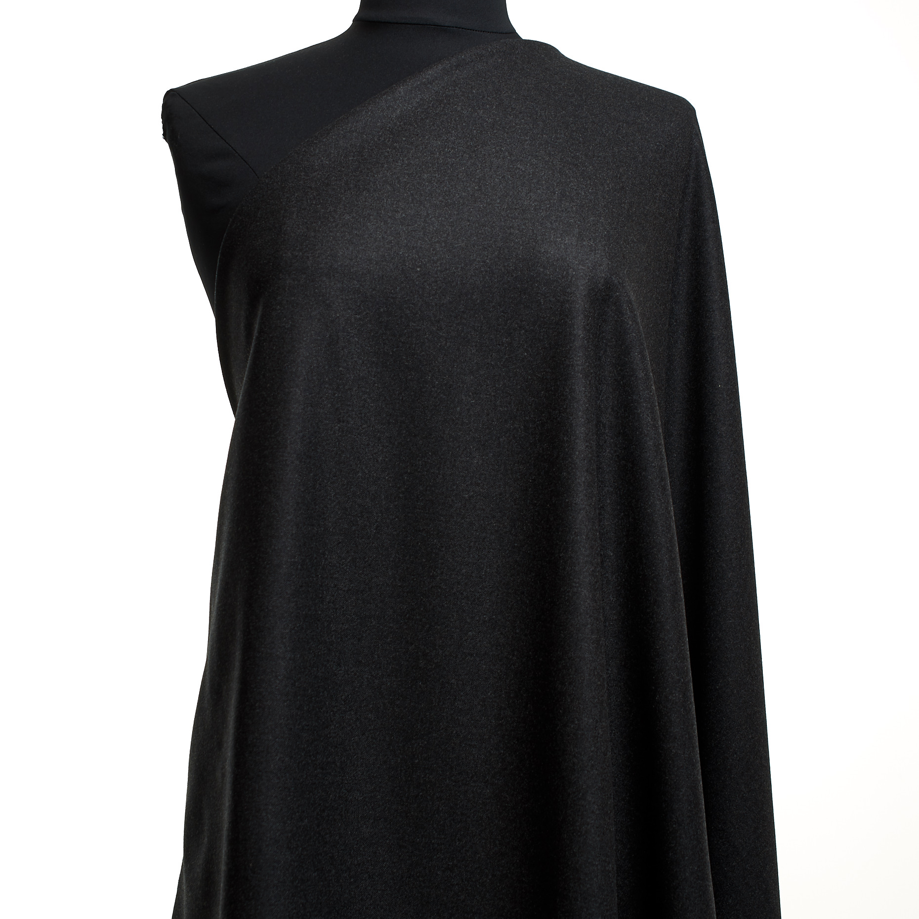 TWILL, VIRGIN WOOL, ELASTIC, BLACKENED PEARL (F000047789) - Mannequin