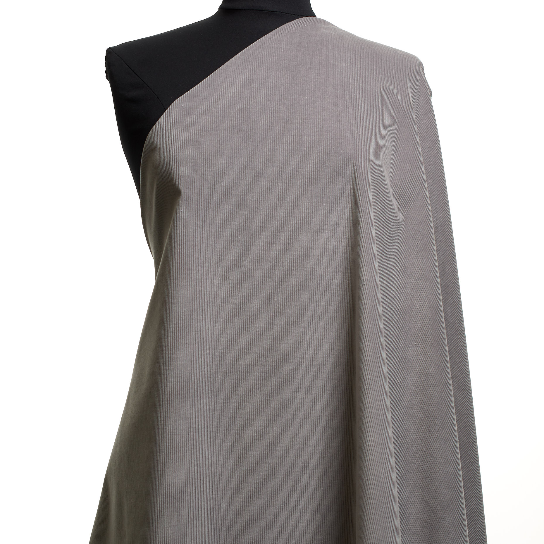 CORDUROY, COTTON, ELASTIC, STEEPLE GRAY (F000045072) - Mannequin