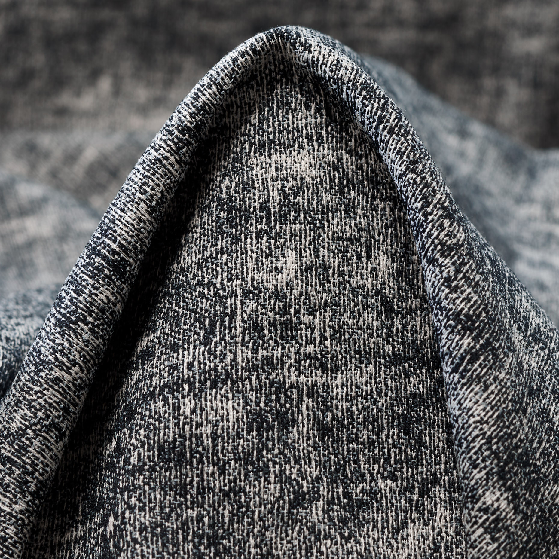 Трикотаж, Хлопок с эластаном, Polar Night&Ivory (F000043903)