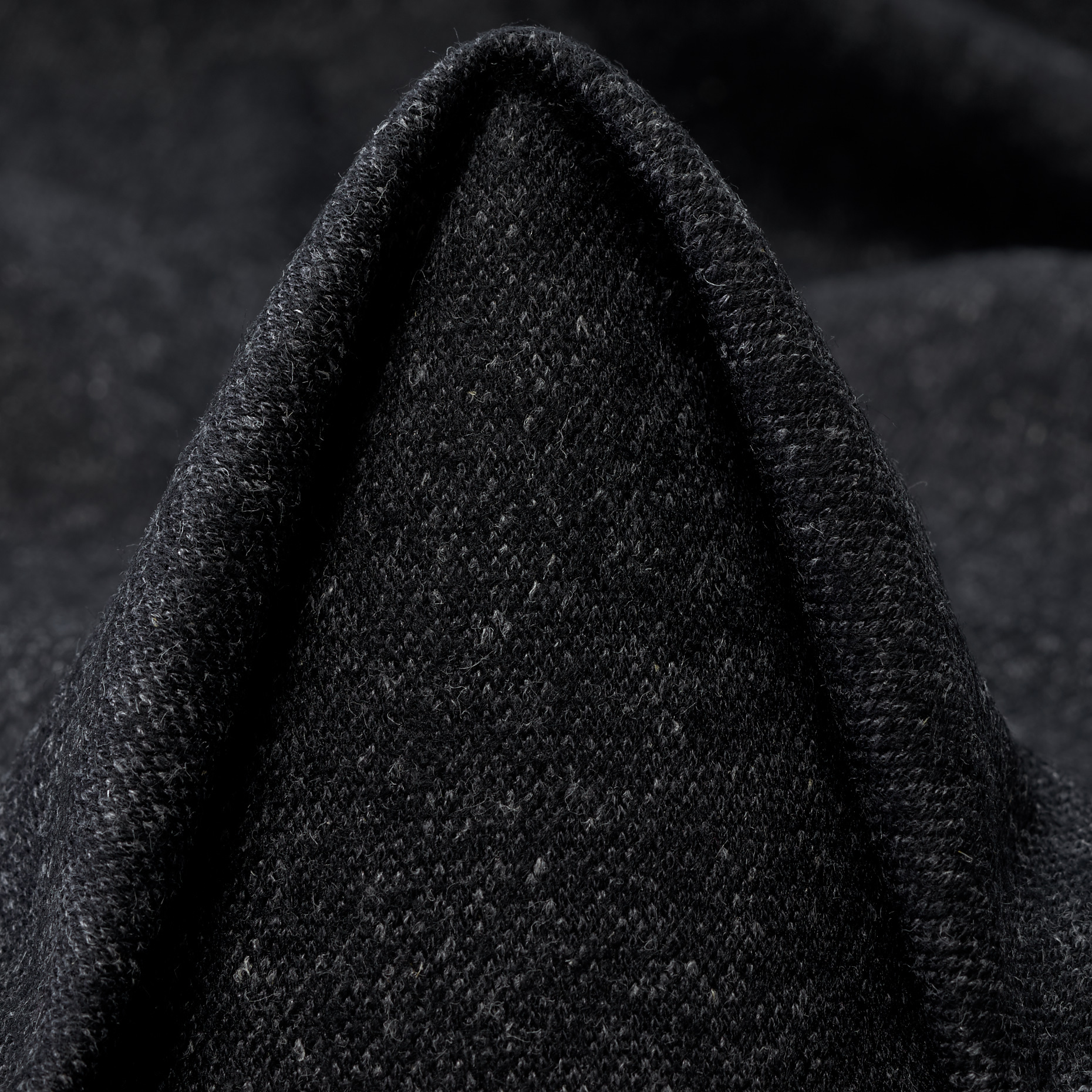 JERSEY, COTTON, BOILED WOOL, BLACKENED PEARL (F000048000)