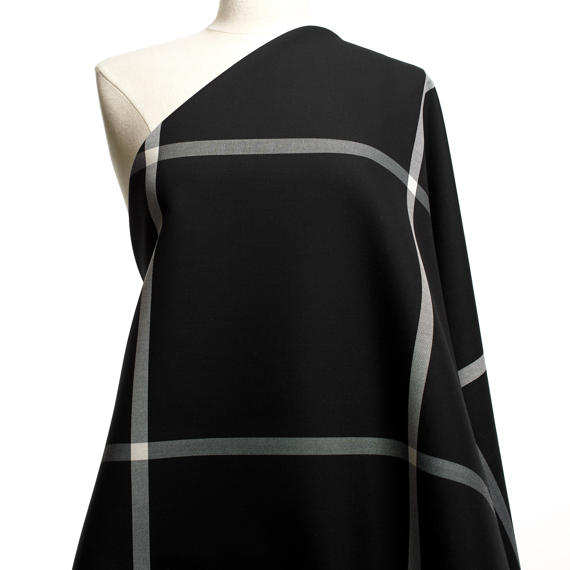 Sergé, Coton, Raven Black&Snow White (F000035833) - Mannequin