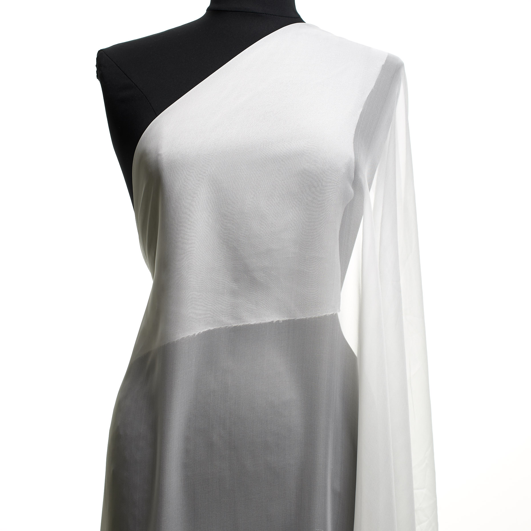 CHIFFON, SILK, BRILLIANT WHITE (F000043974) - Mannequin