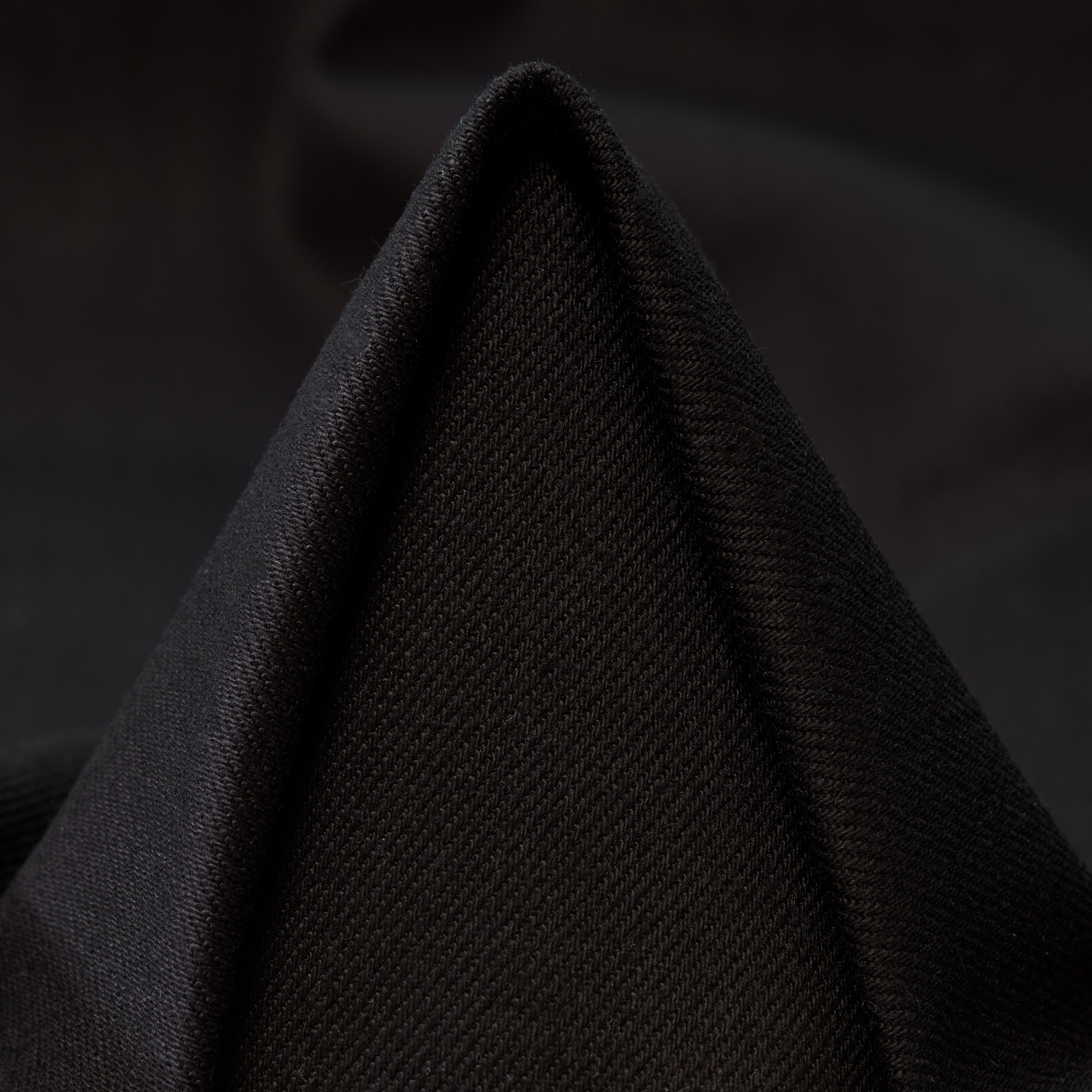 TWILL, COTTON, ELASTIC, RAVEN BLACK (F000049131)