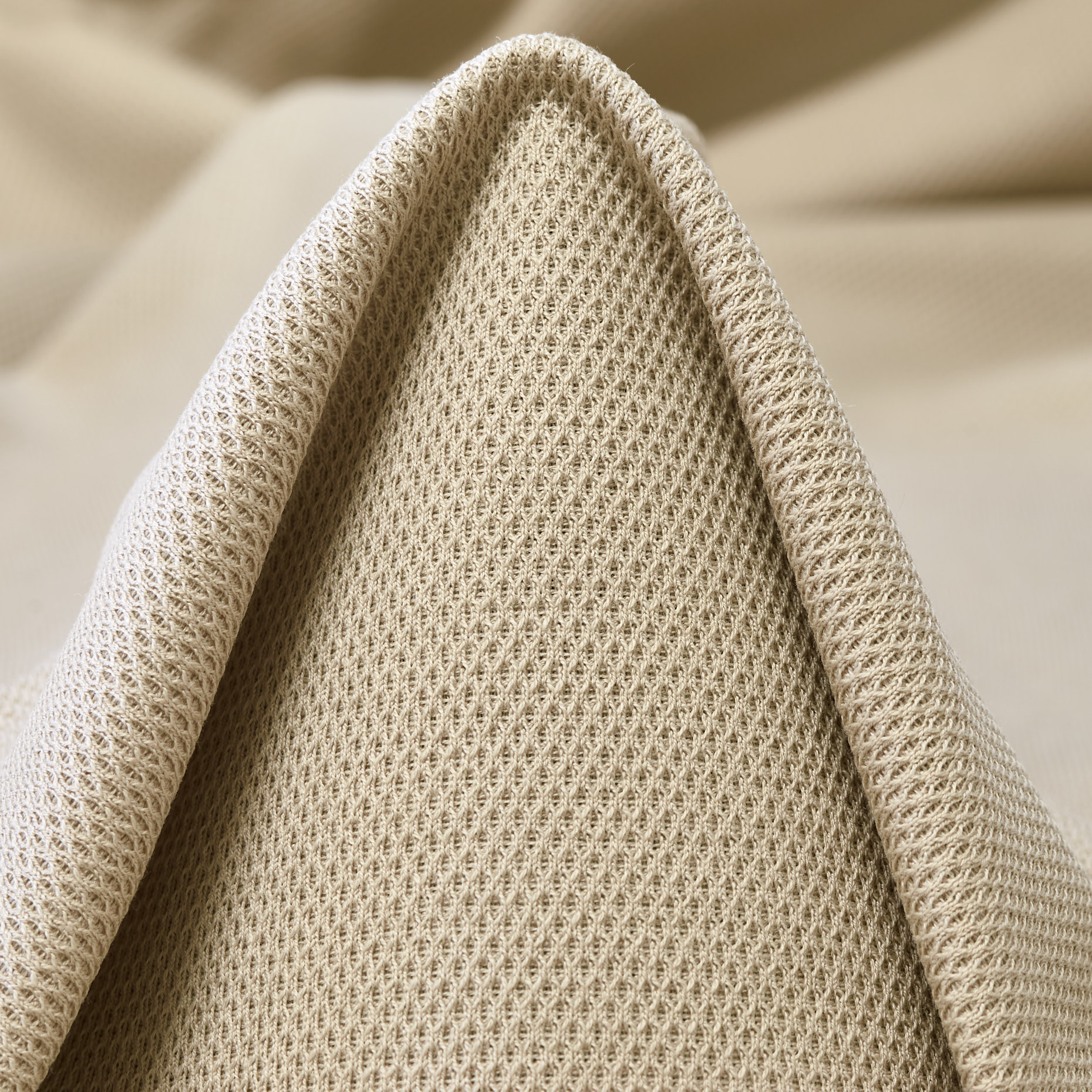 JERSEY, PIQUÉ, COTTON, OYSTER GRAY (F000044108)