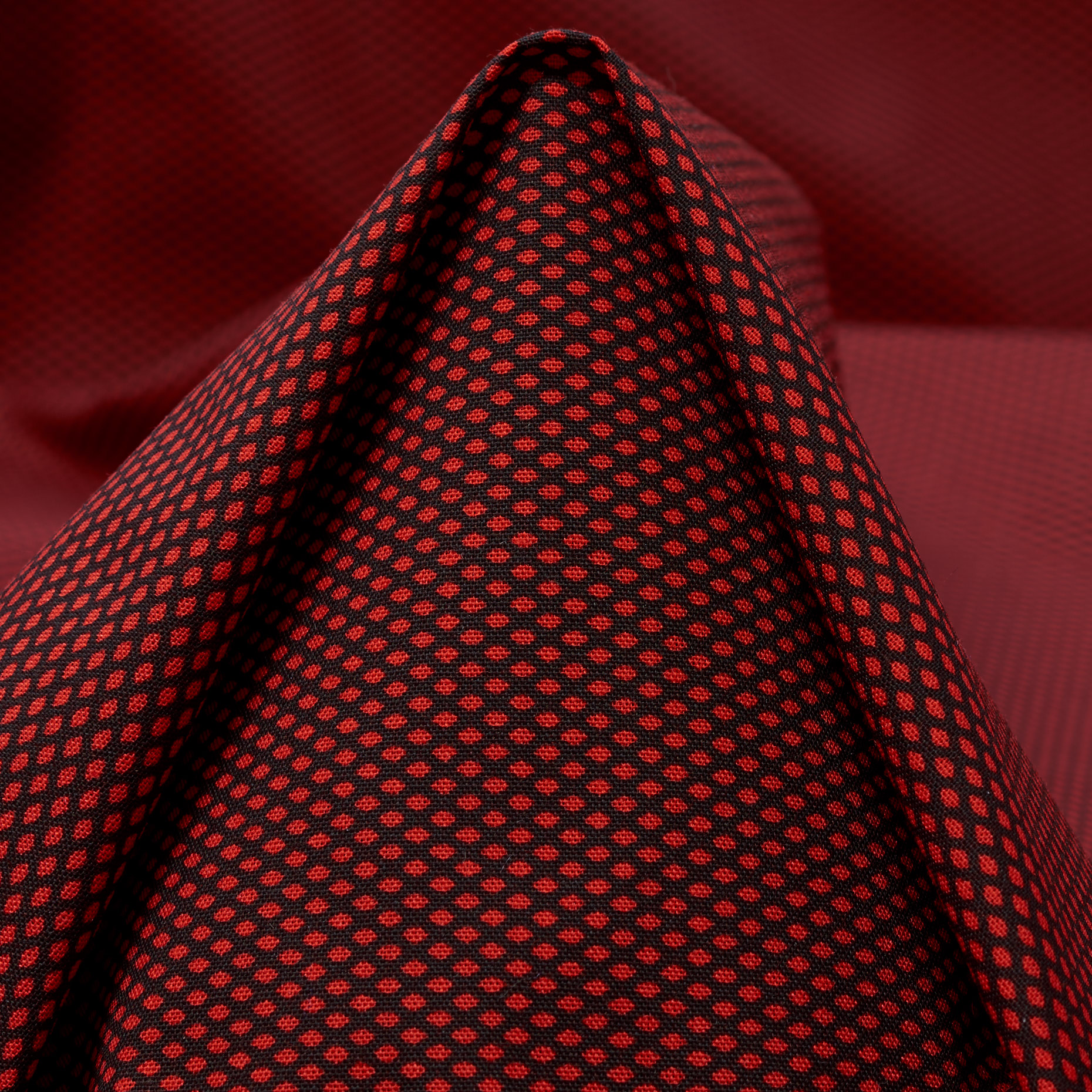 Подкладка, Хлопок Смесовый, Полоска, Savvy Red&Raven Black (F000043846)