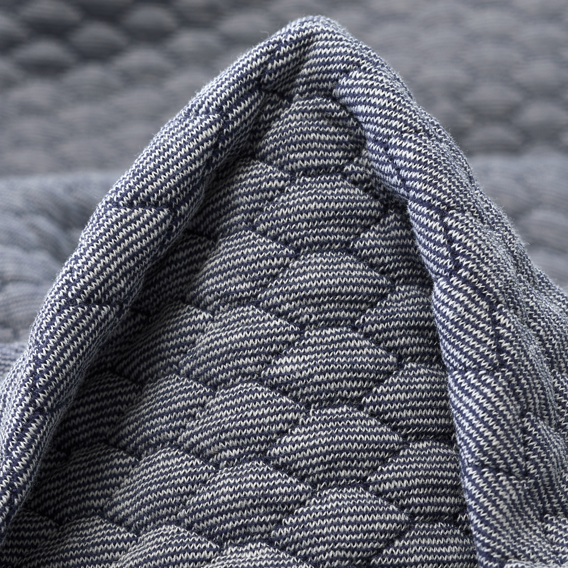 Jersey, Jacquard, Midnight Blue&Ivory (F000032245)