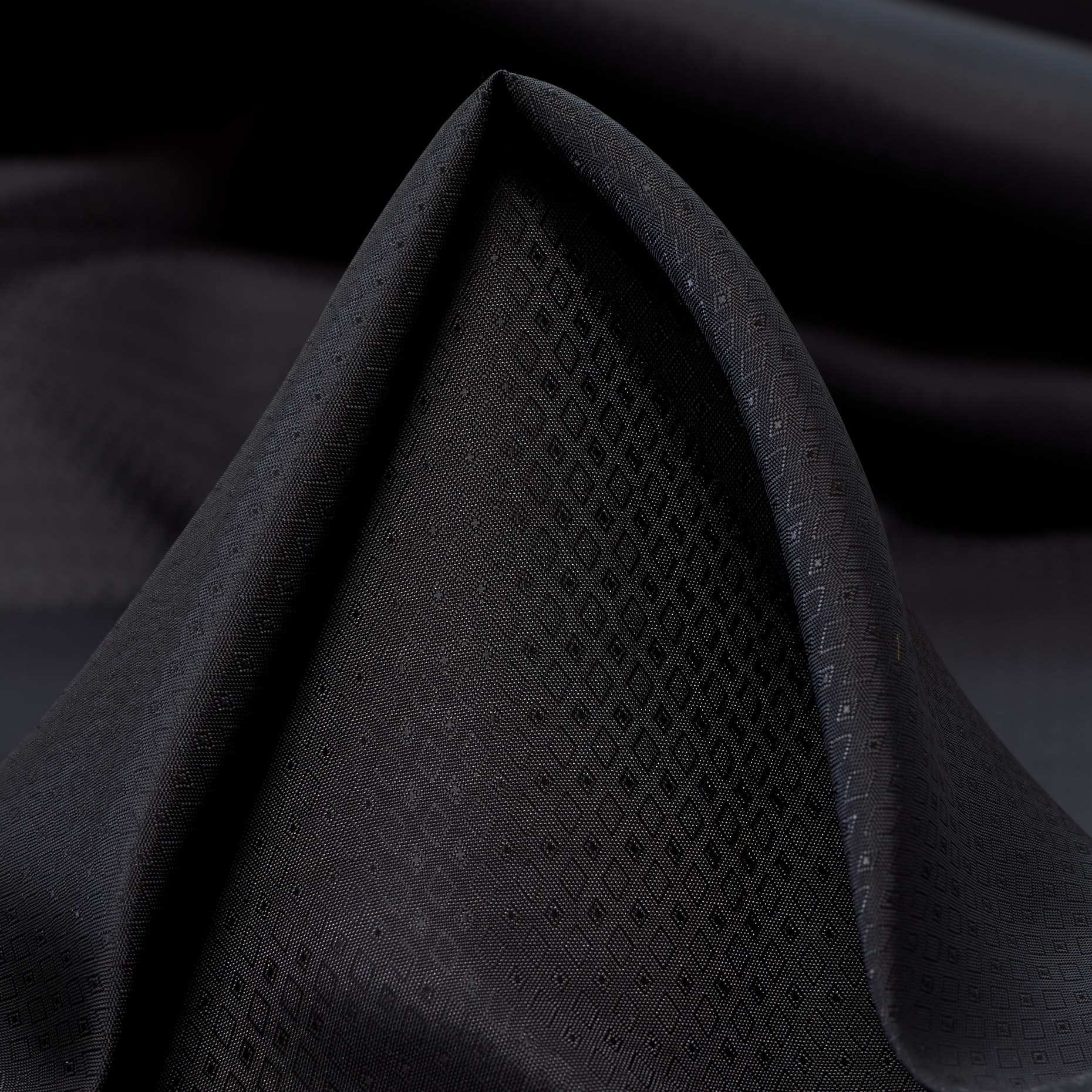VISCOSE, LINING, MICRO DESIGN, BLACK CAVIAR (F000032882)