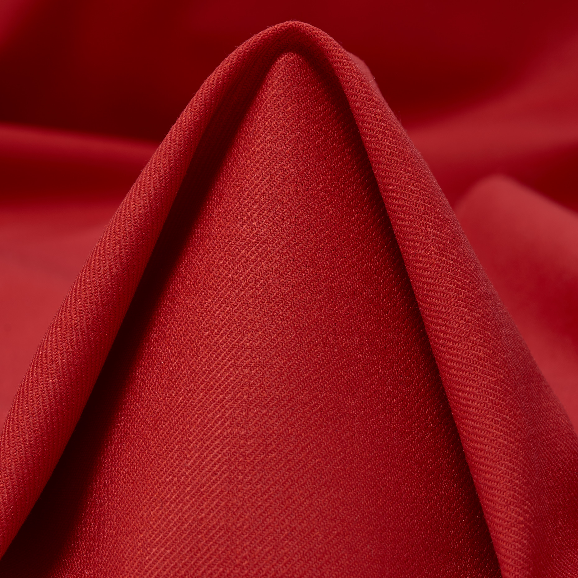 TWILL, VIRGIN WOOL, ELASTIC, TRUE RED (F000045547)