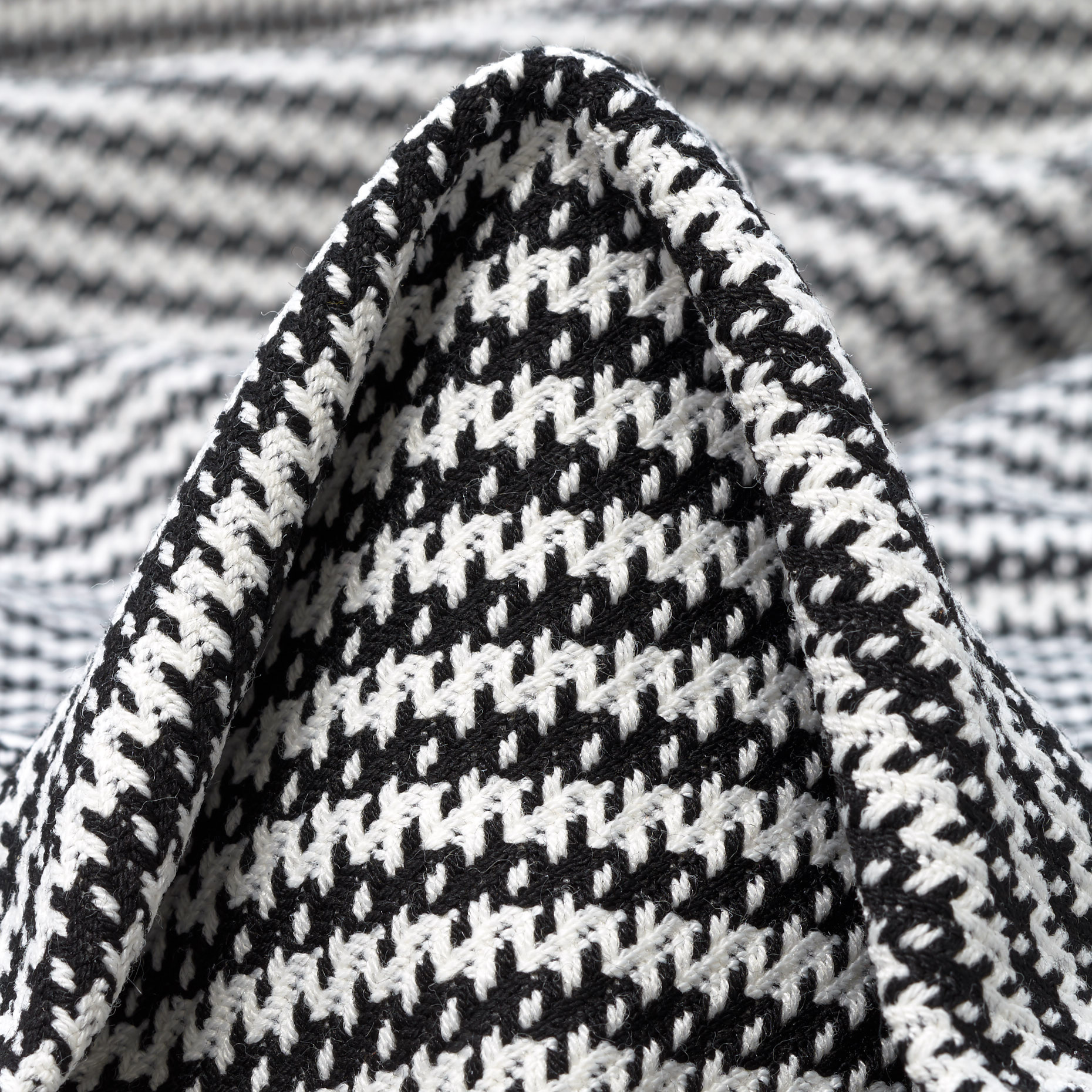 Jacquard, Elástico, Chanel, Snow White&Raven Black (F000038396)