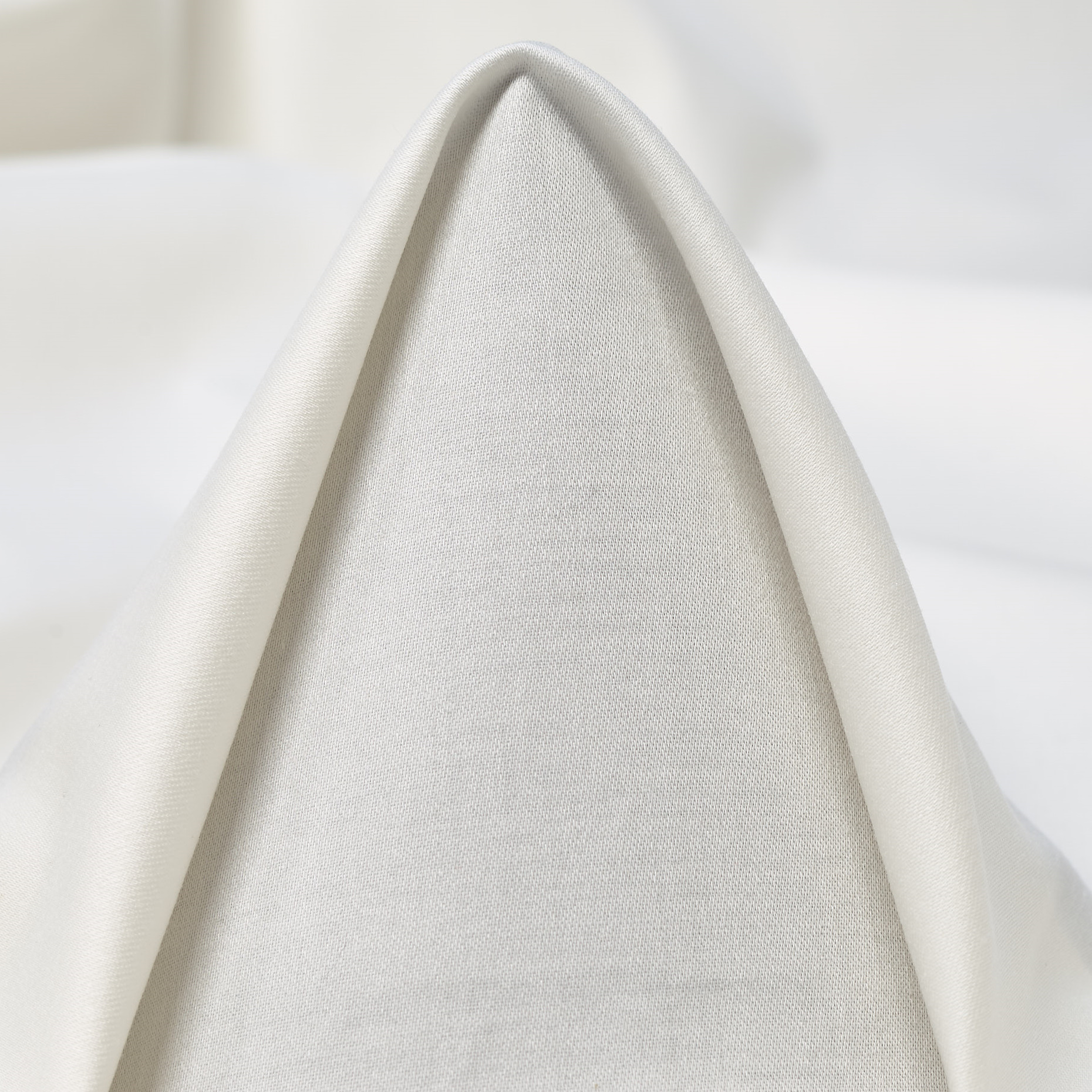 SATIN, COTTON, ELASTIC, LUCENT WHITE (F000046446)