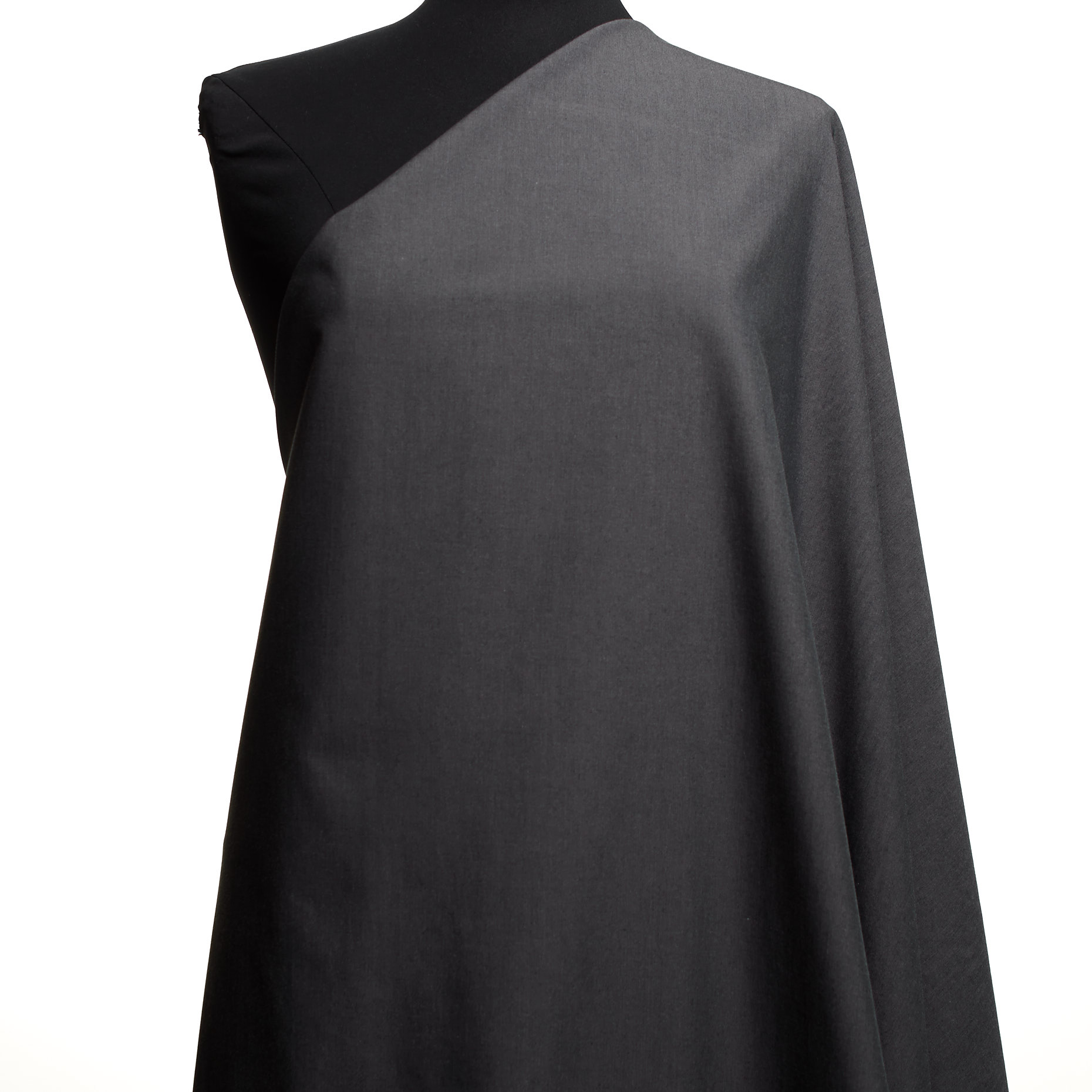 Фланель, Хлопок с эластаном, Меланж, Dark Shadow (F000036400) - Манекен