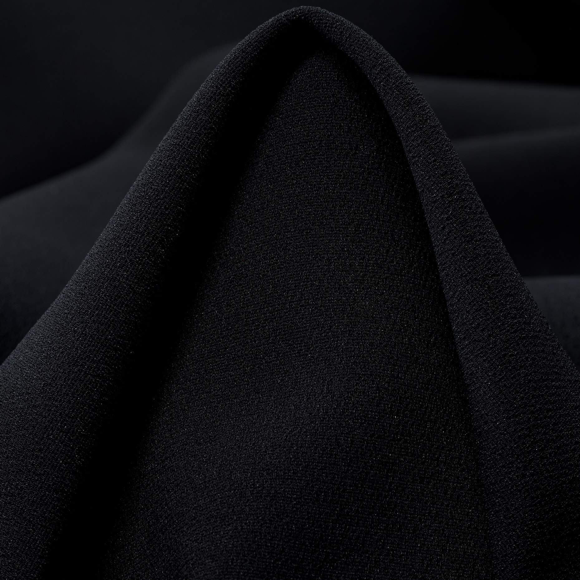 TECHNO STRETCH, CRÊPE, RAVEN BLACK (F000040743)