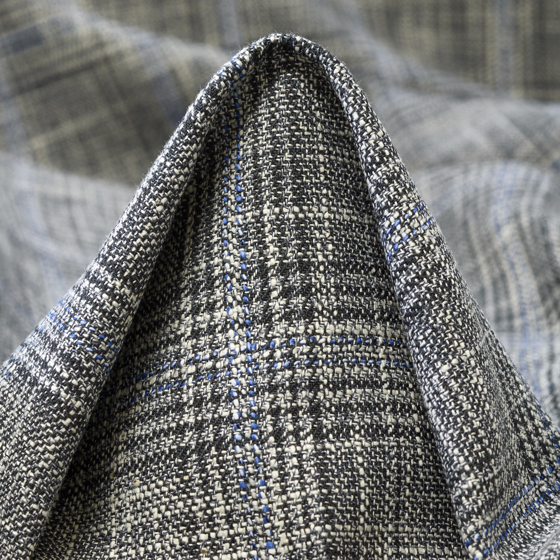 Algodón Mix, Cuadro, Steel Gray