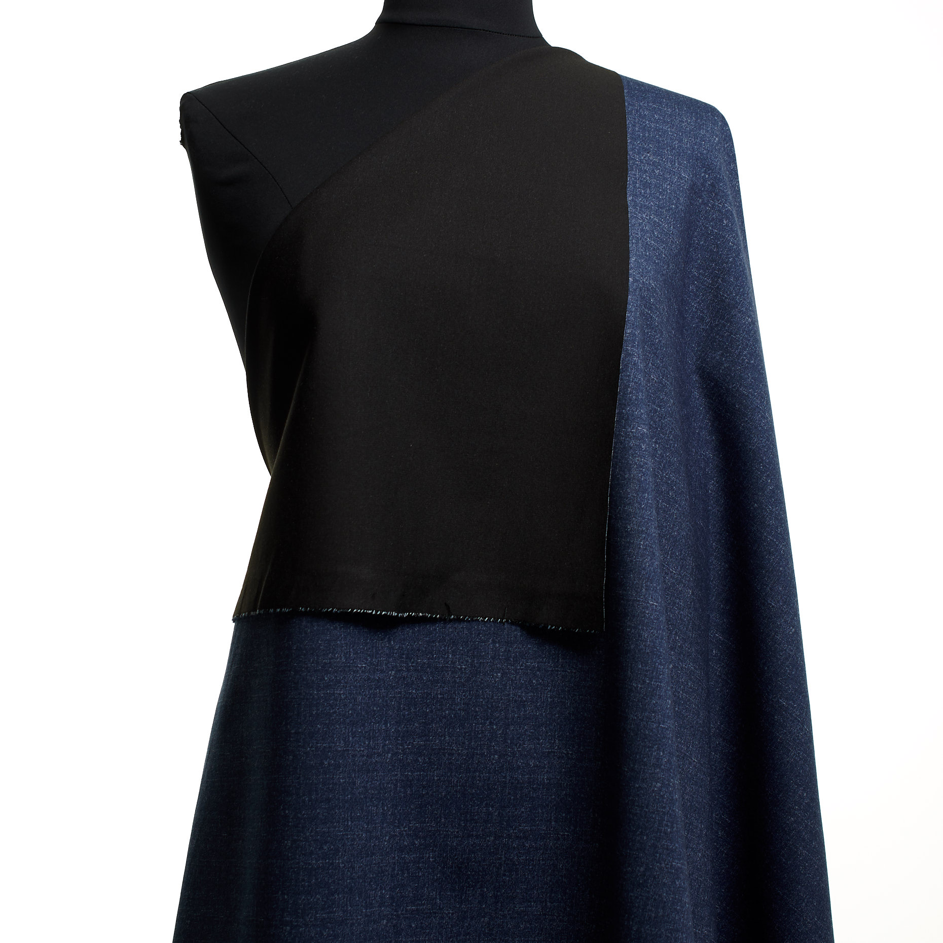 Jersey, Punto Milano, Viskose Mix, True Navy (F000044812) - Schaufensterpuppe