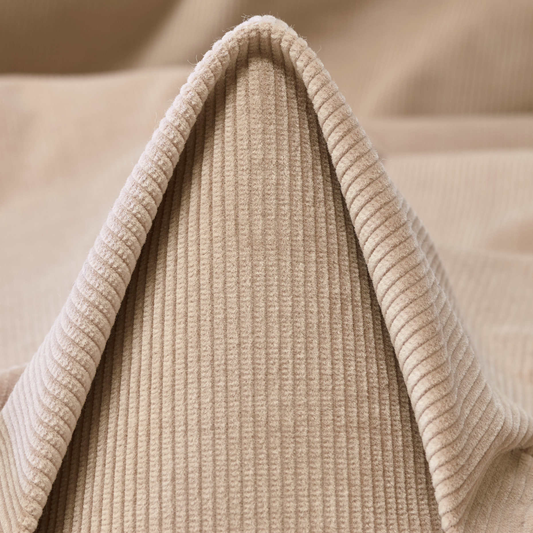 CORDUROY, COTTON, ELASTIC, BROWN RICE (F000045076)
