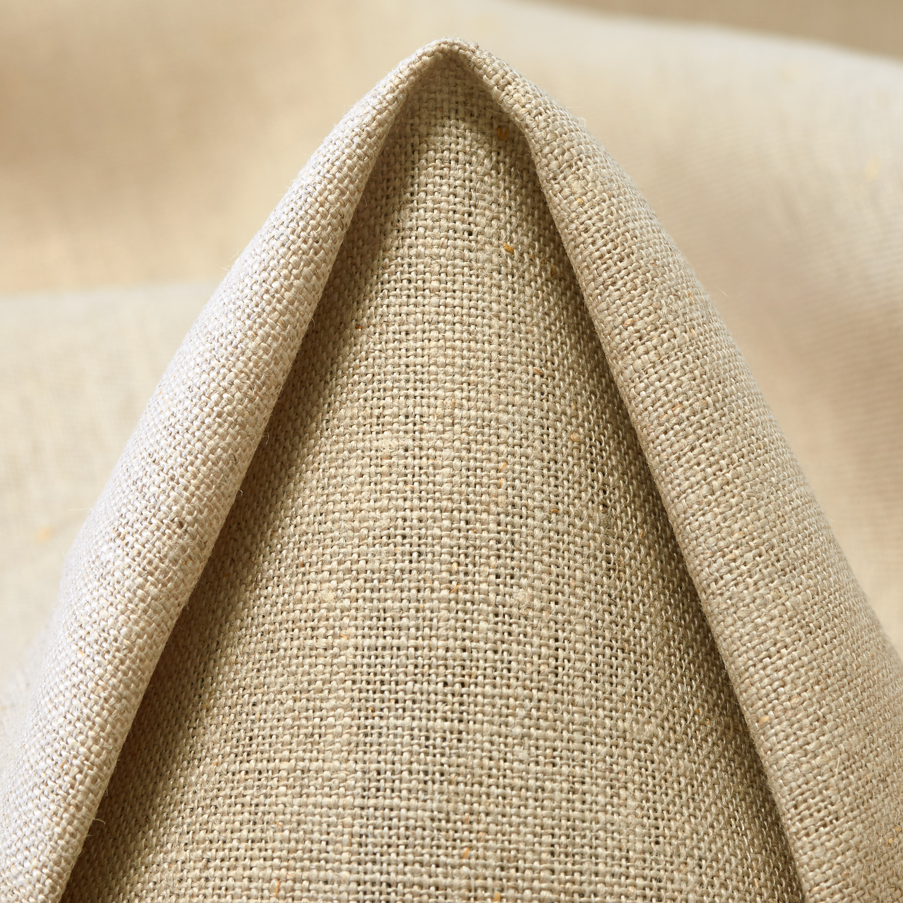 LINEN, MELANGE, STIFF, FEATHER GRAY (F000048213)