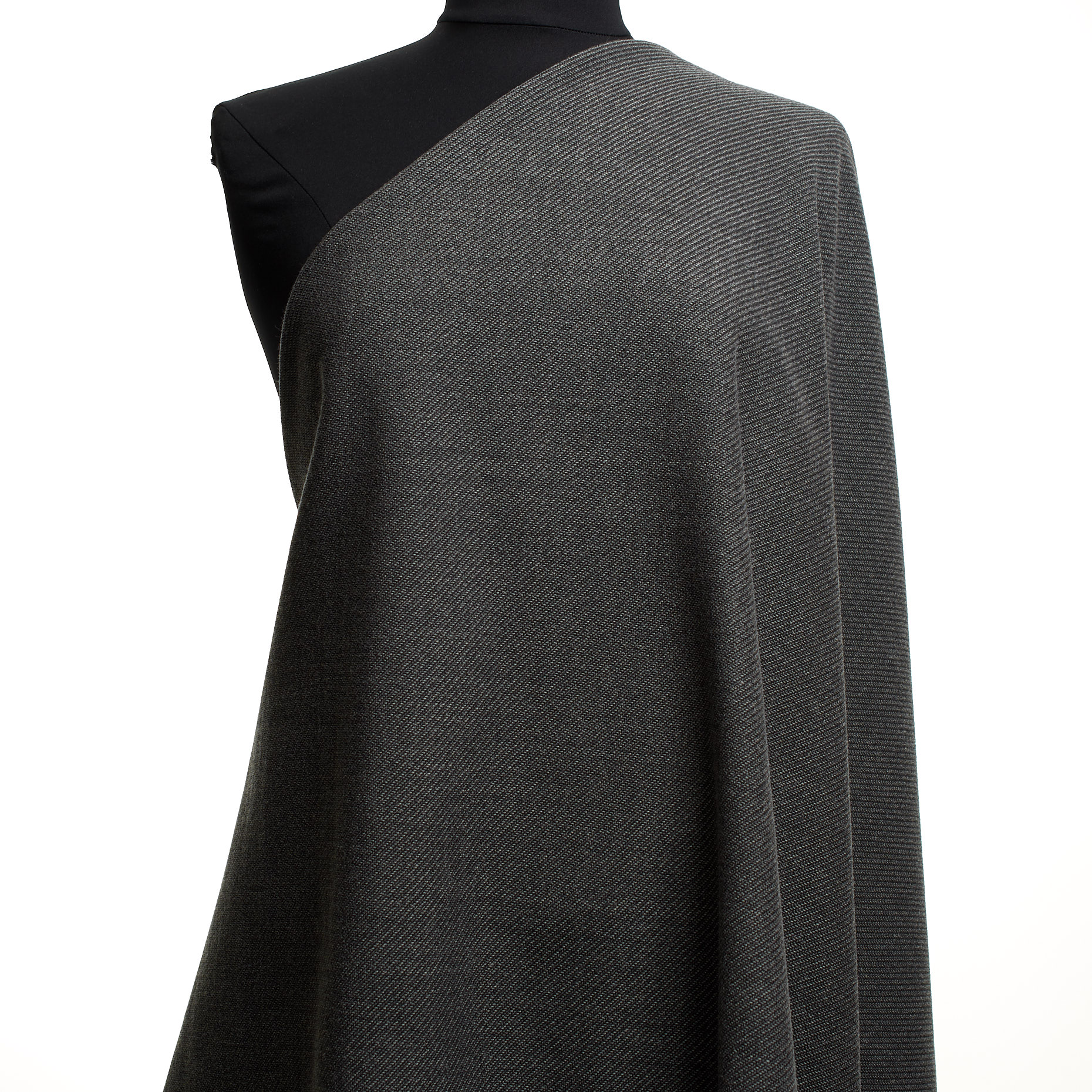 TWILL, COTTON, WOOL BLEND, DARK SHADOW (F000045091) - Mannequin