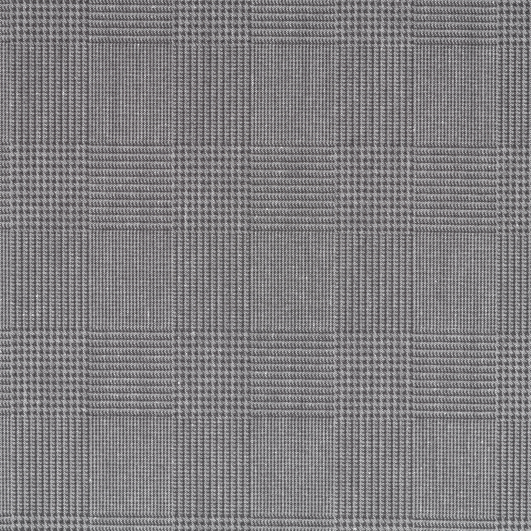 Popelín, Algodón, Cuadro, Ghost Gray (F000045261) - Tejido