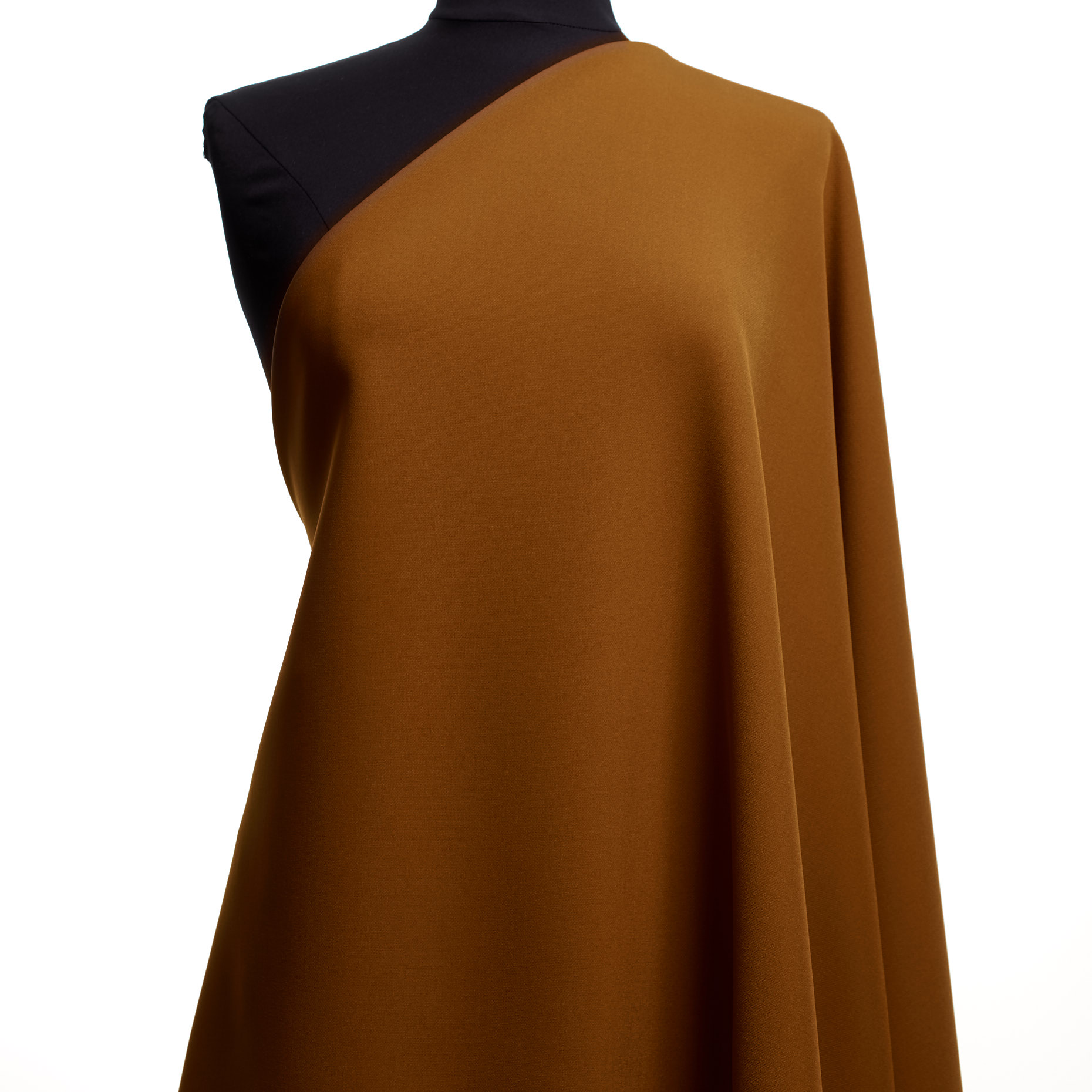 TWILL, VISCOSE BLEND, ELASTIC, PUMPKIN SPICE (F000042306) - Mannequin