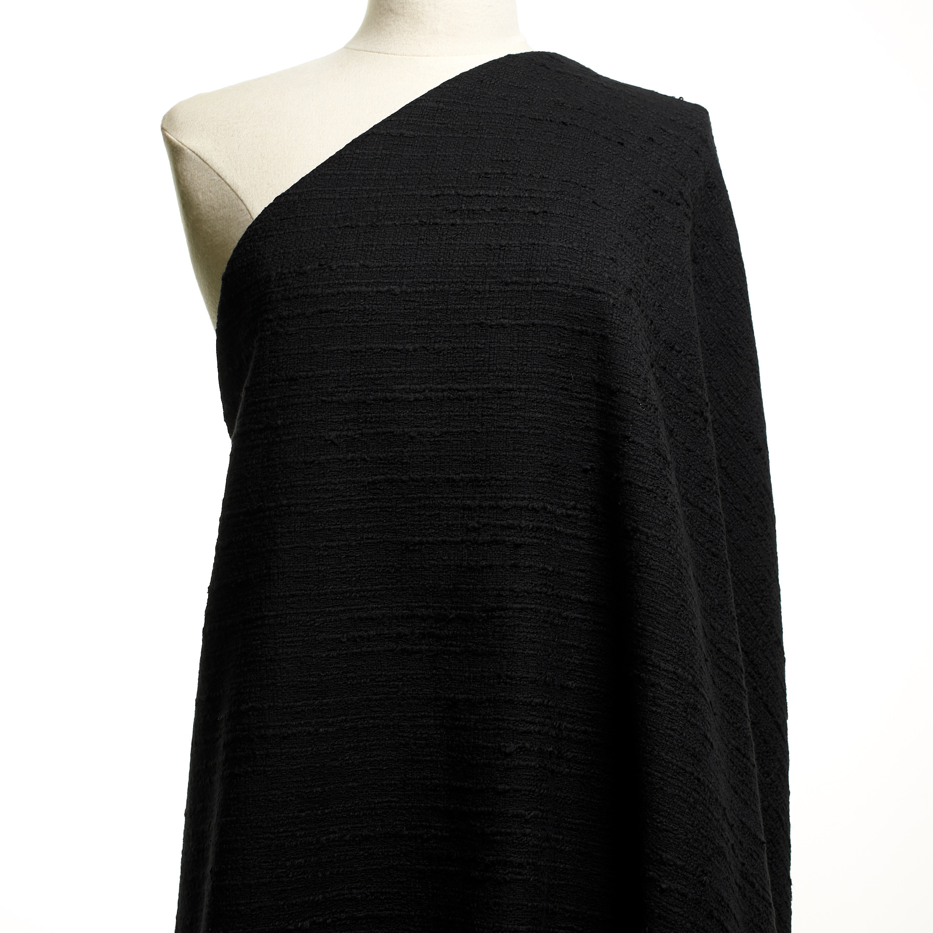 Chanel, Cotton, Slub Yarn, Raven Black (F000049481) - Mannequin