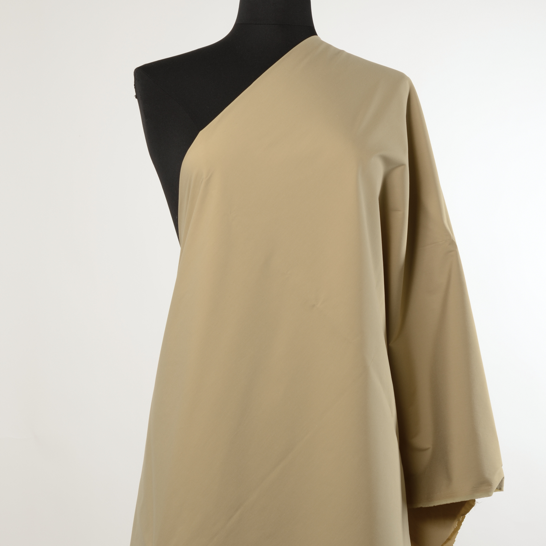 POPLIN, COTTON, HIGH ELASTICITY, BEIGE (F000015884) - Mannequin
