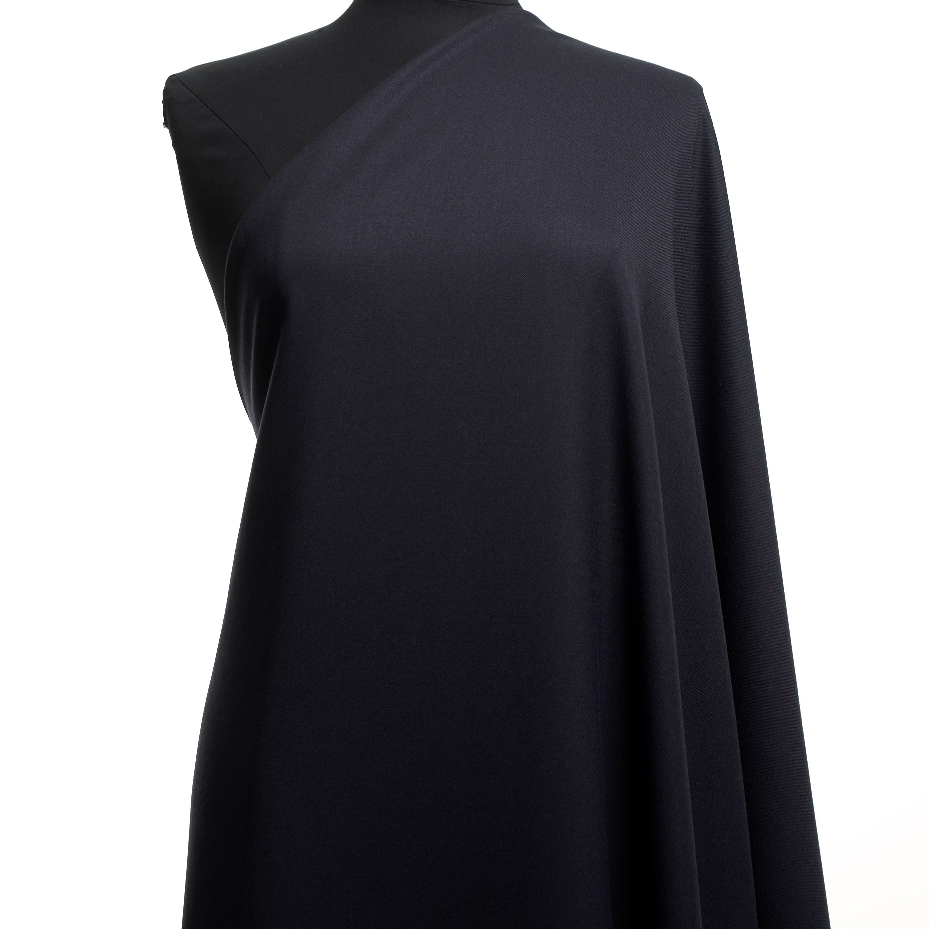 TWILL, WOOL, MELANGE, MIDNIGHT BLUE (F000037839) - Mannequin