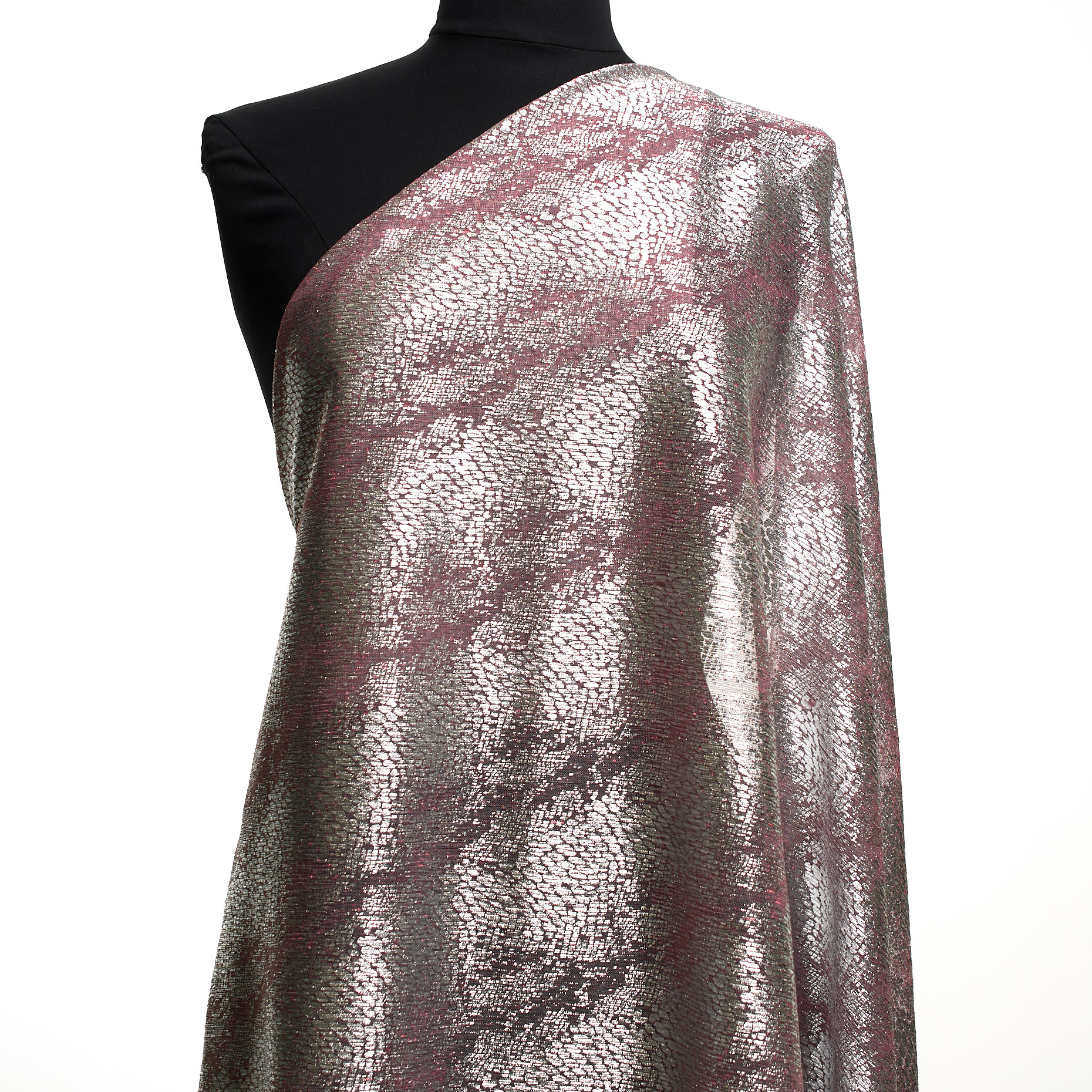 JERSEY, LUREX, SHIMMERING, NIMBUS CLOUD&SILVER (F000045574) - Mannequin