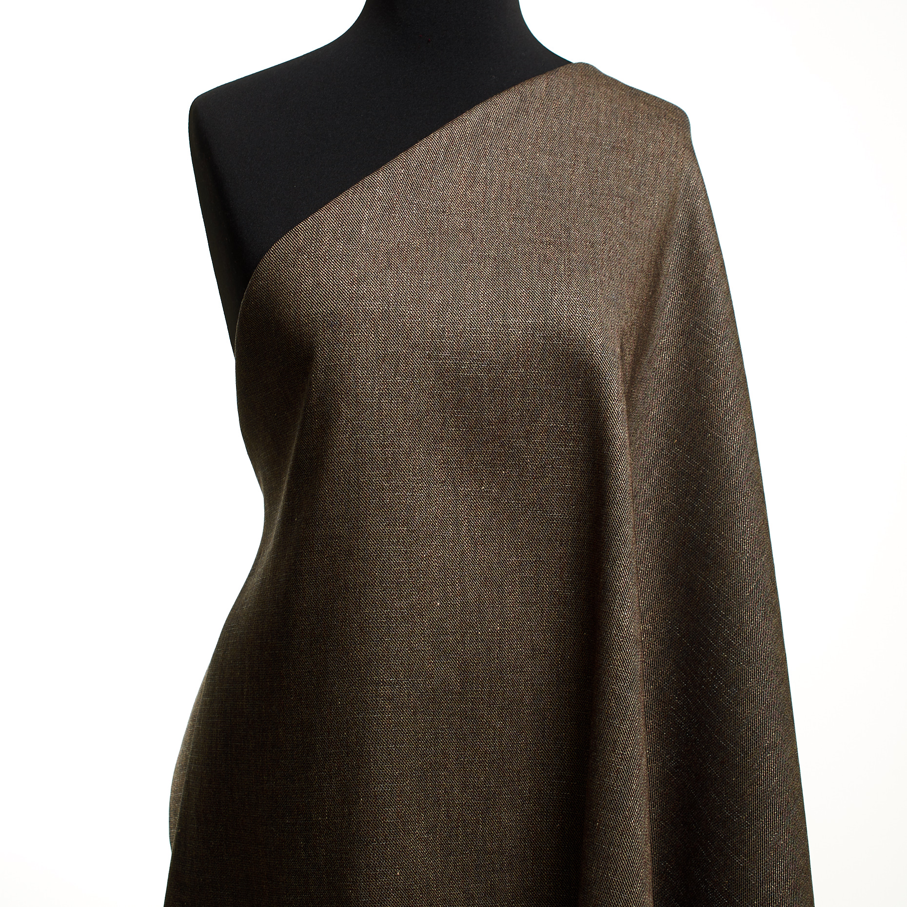 TWILL, COTTON, LINEN, COFFEE QUARTZ&COCA MOCHA (F000049467) - Mannequin