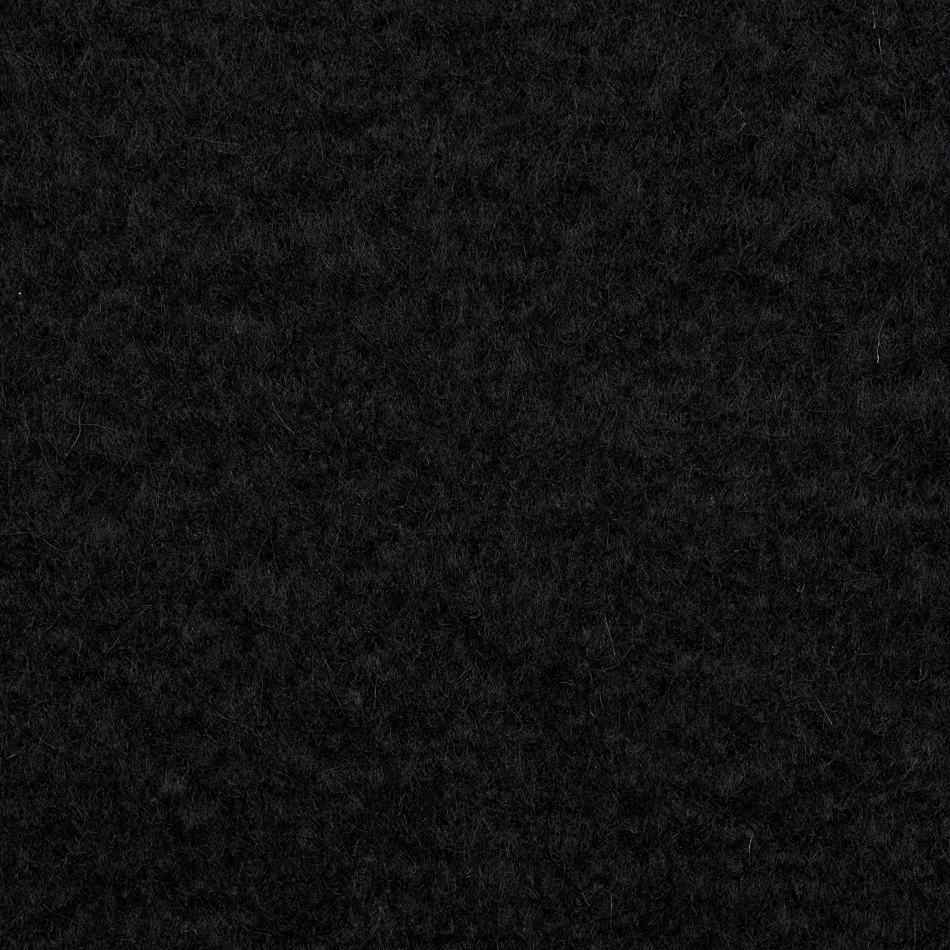 CARDED WOOL, BRUSHED, JET BLACK (F000049098) - Texture