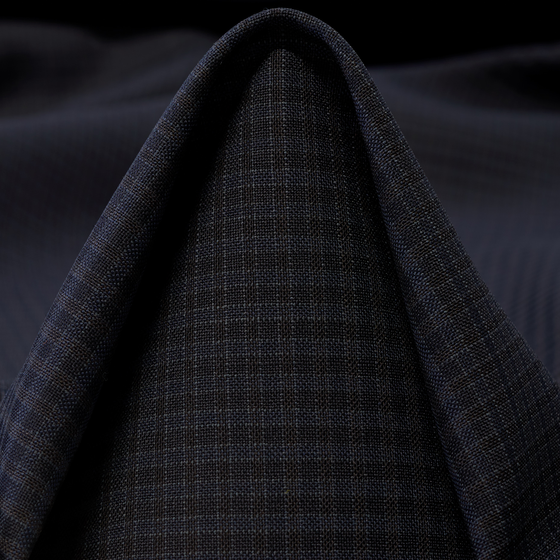 COOL WOOL, CHECK, BLUE GRAPHITE (F000012773)