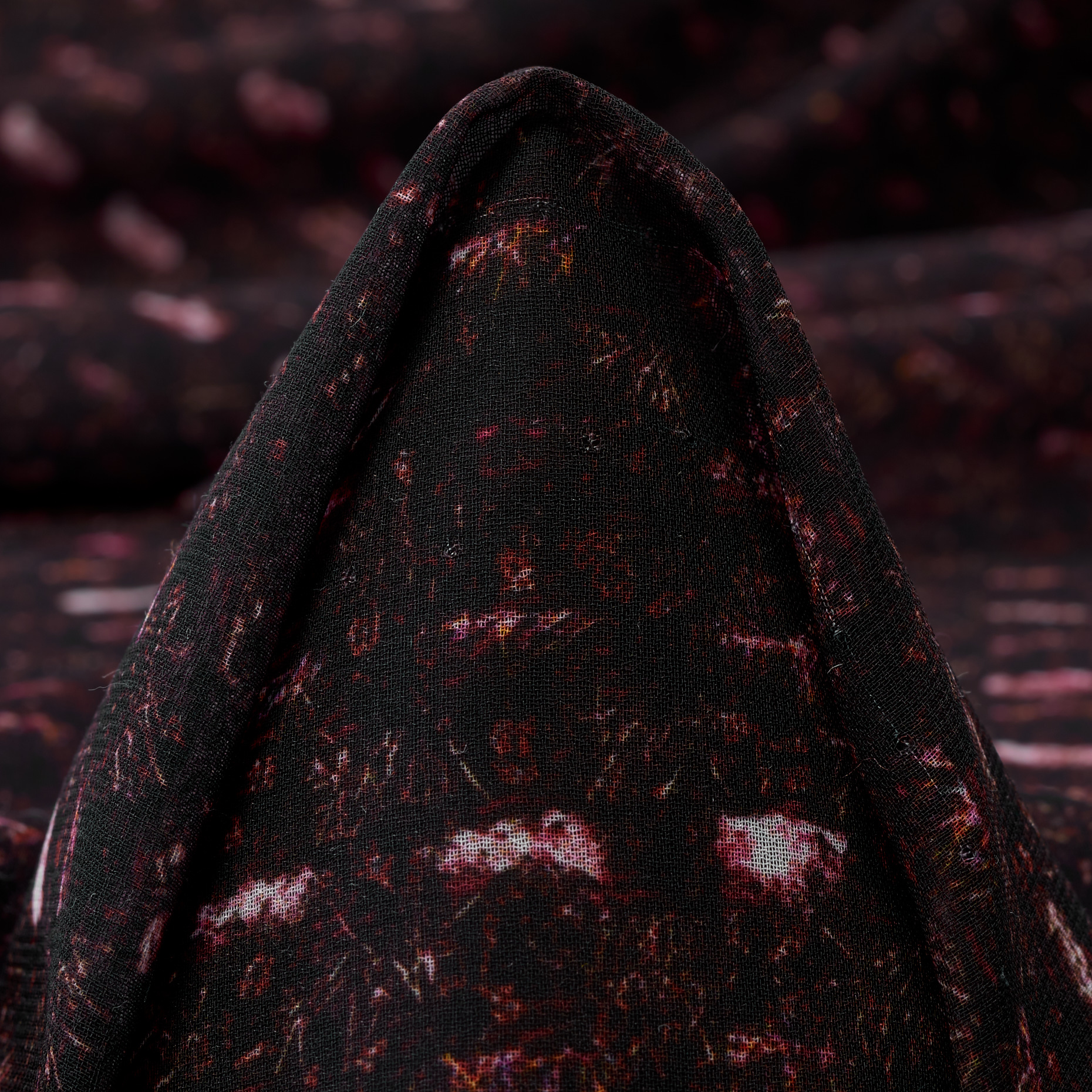 Chiffon, Cotone, Seta, Coffee Bean&Shell Pink (F000048173)