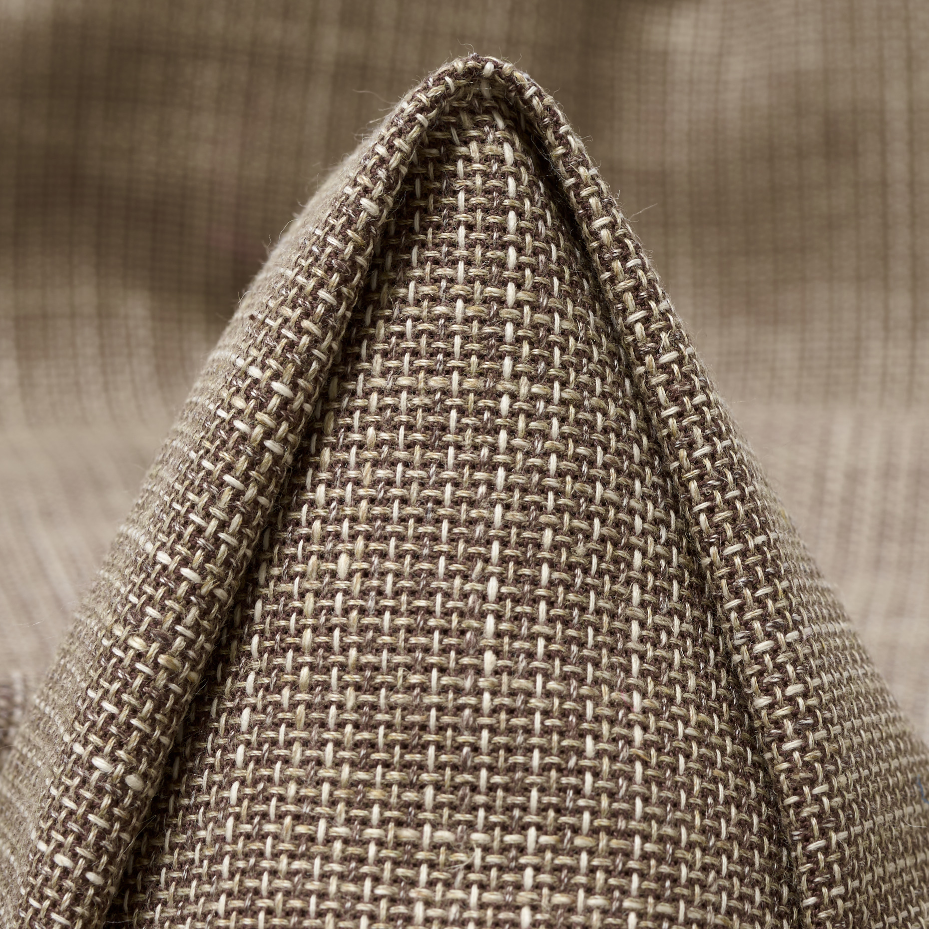 COTTON, VISCOSE BLEND, MELANGE, MUSHROOM (F000048159)