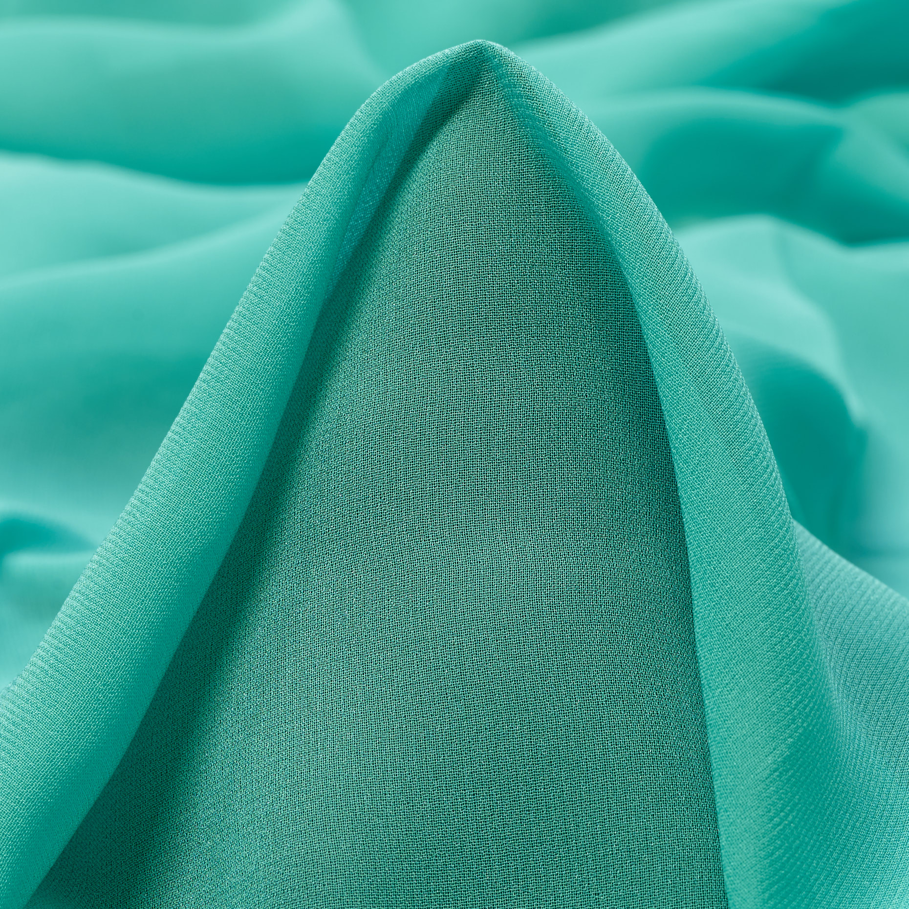 Seide, Chiffon, Turquoise (C0002880)