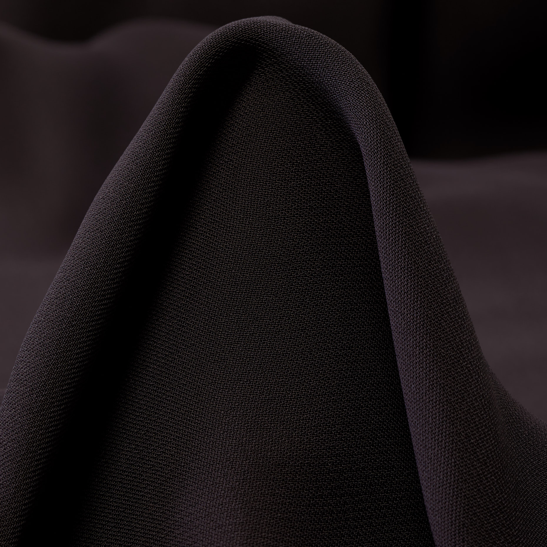 Crêpe, Viscosa, Bitter Chocolate (F000043759)