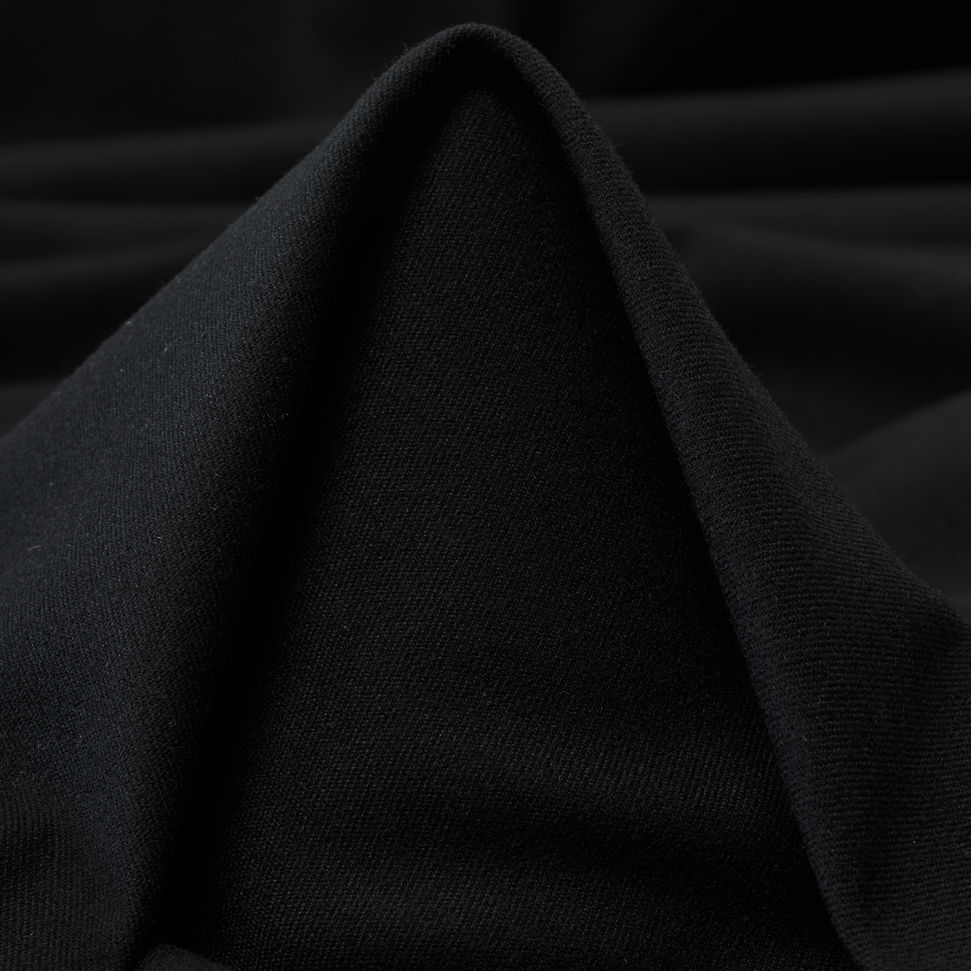 VISCOSE BLEND, ELASTIC, RAVEN BLACK (F000030186)