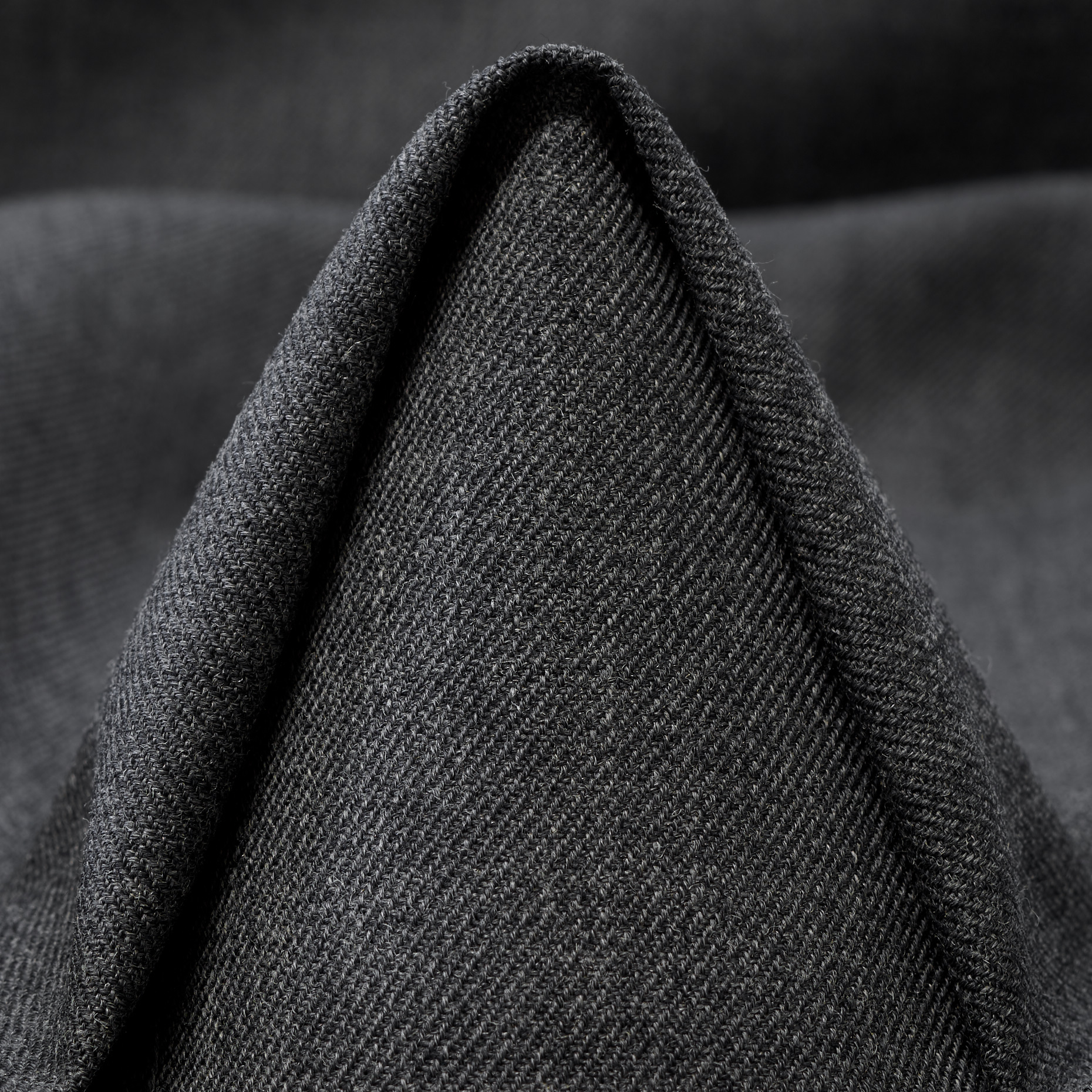 TWILL, VIRGIN WOOL, COTTON, STEEL GRAY (F000046517)