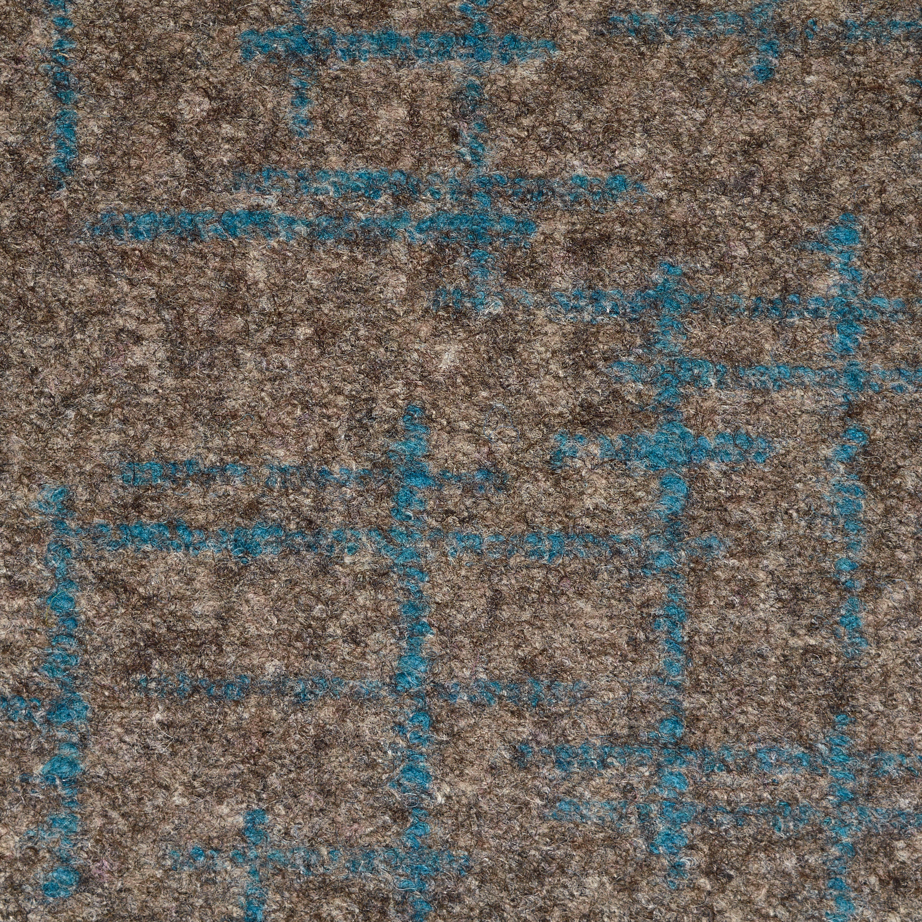 Jersey, Lana, Stampato, Taupe&Lagoon (F000030348) - Trama